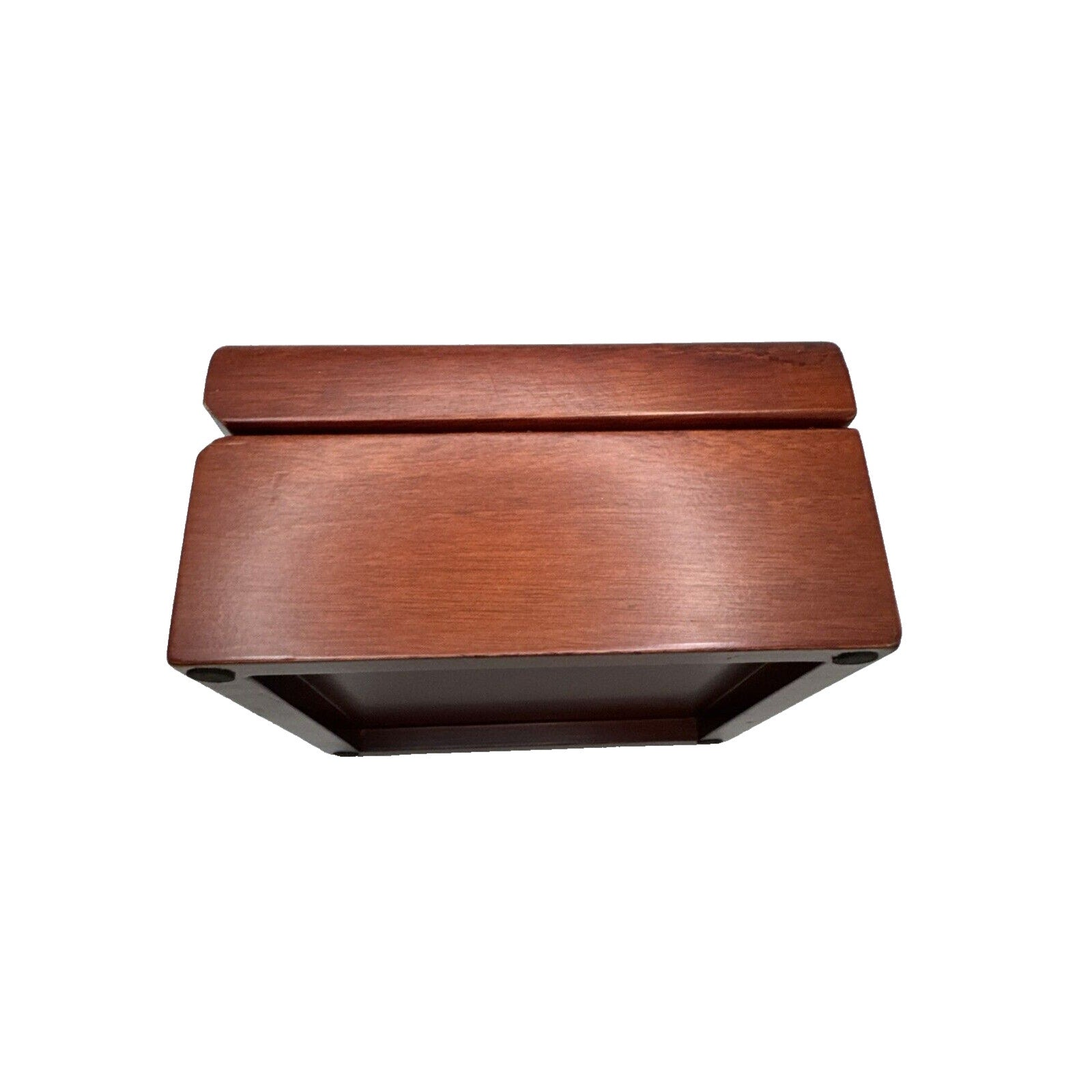 Colonial Williamsburg Mahogany Keepsake Box Engraved Tile Top Rare Virginia