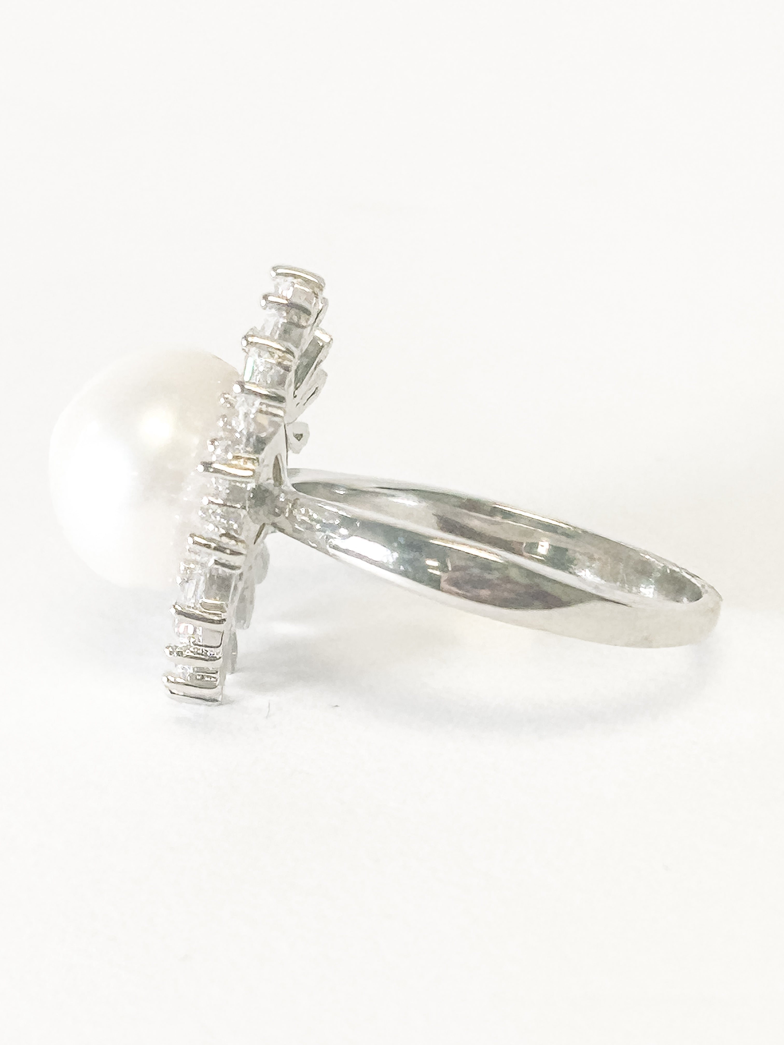 925 Sterling Silver Freshwater Pearl Ring Size 6 - Frijja, LLC