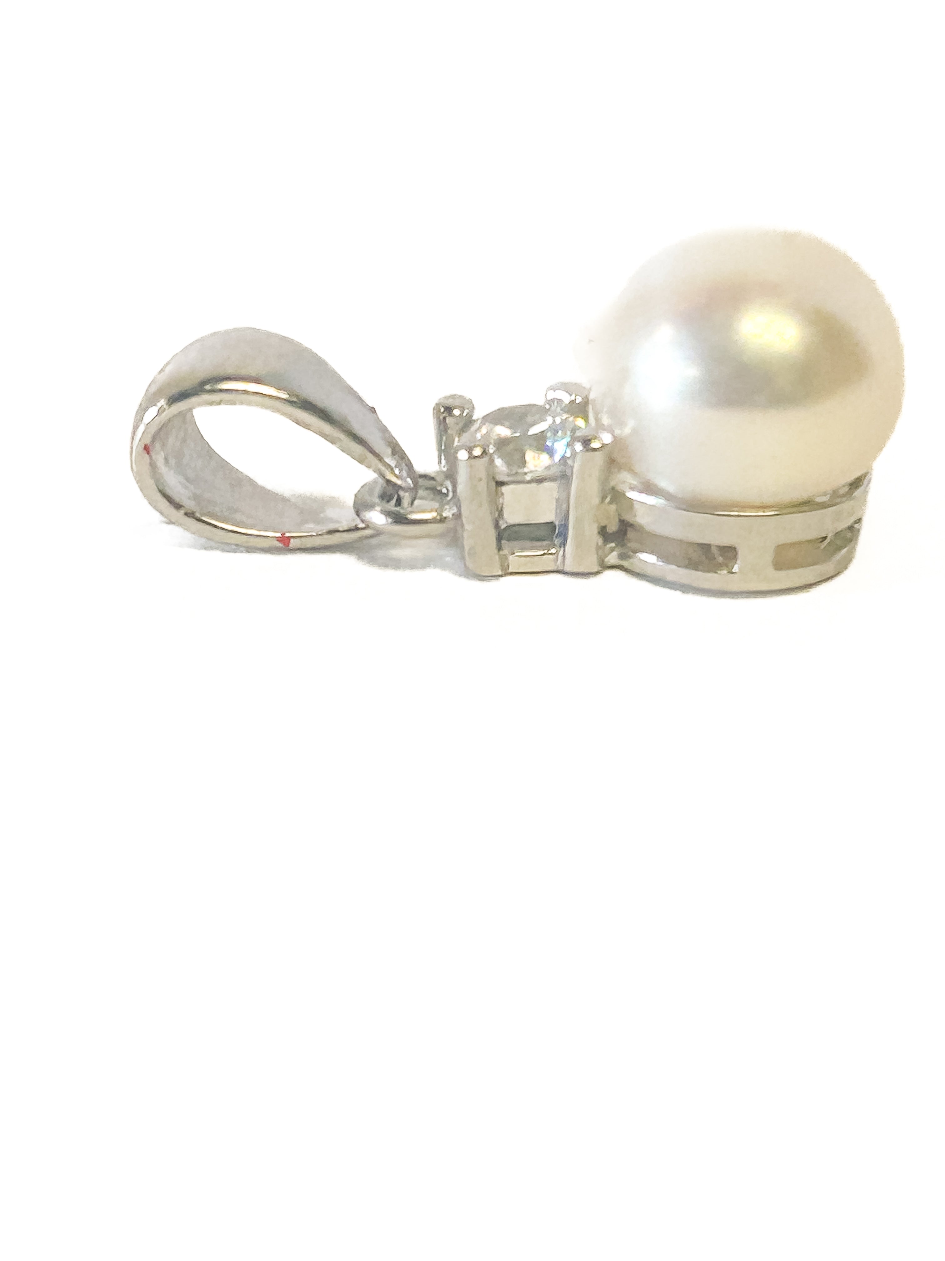 925 Sterling Silver Freshwater Pearl Pendant - Frijja, LLC