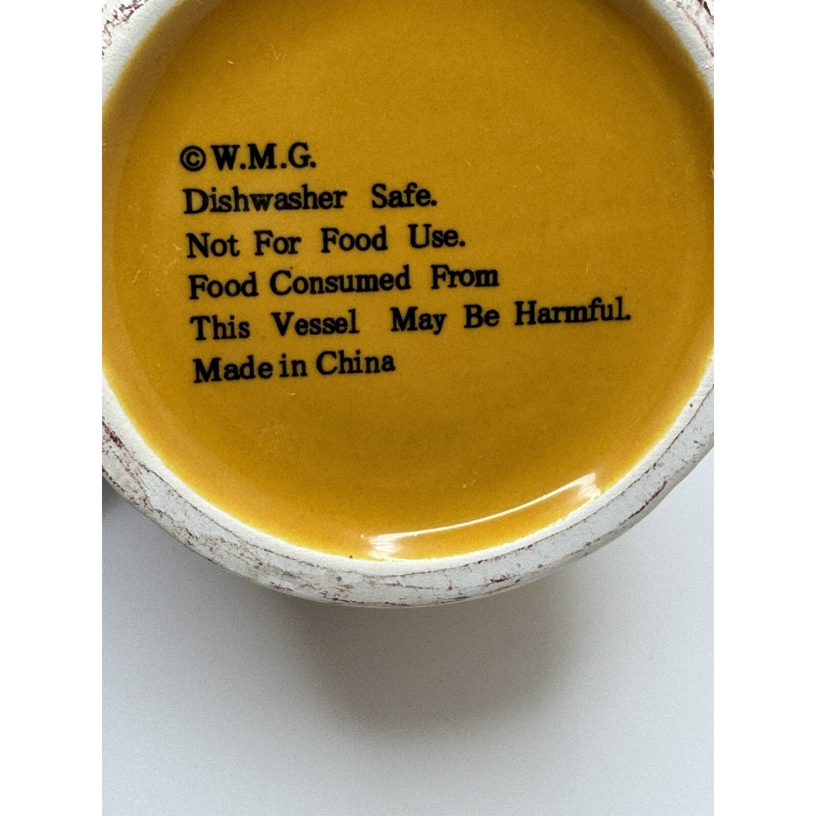 Yellow Leaf W.M.G. Asymmetric Vase