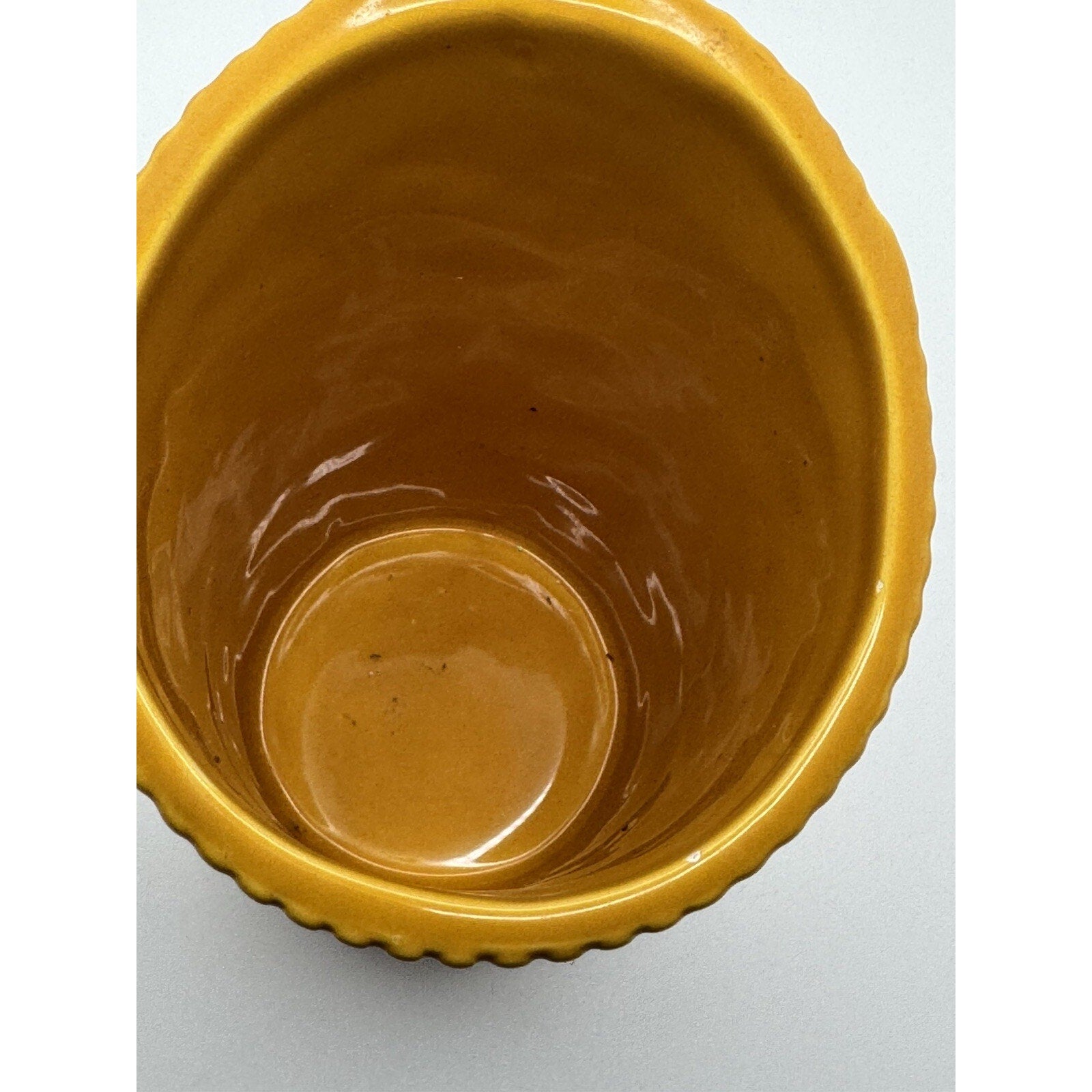 Yellow Leaf W.M.G. Asymmetric Vase