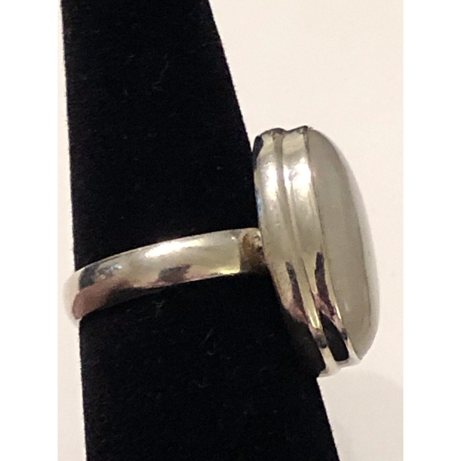 Rainbow Moonstone Ring 925 Sterling Silver Handmade Jewelry Size 6.5