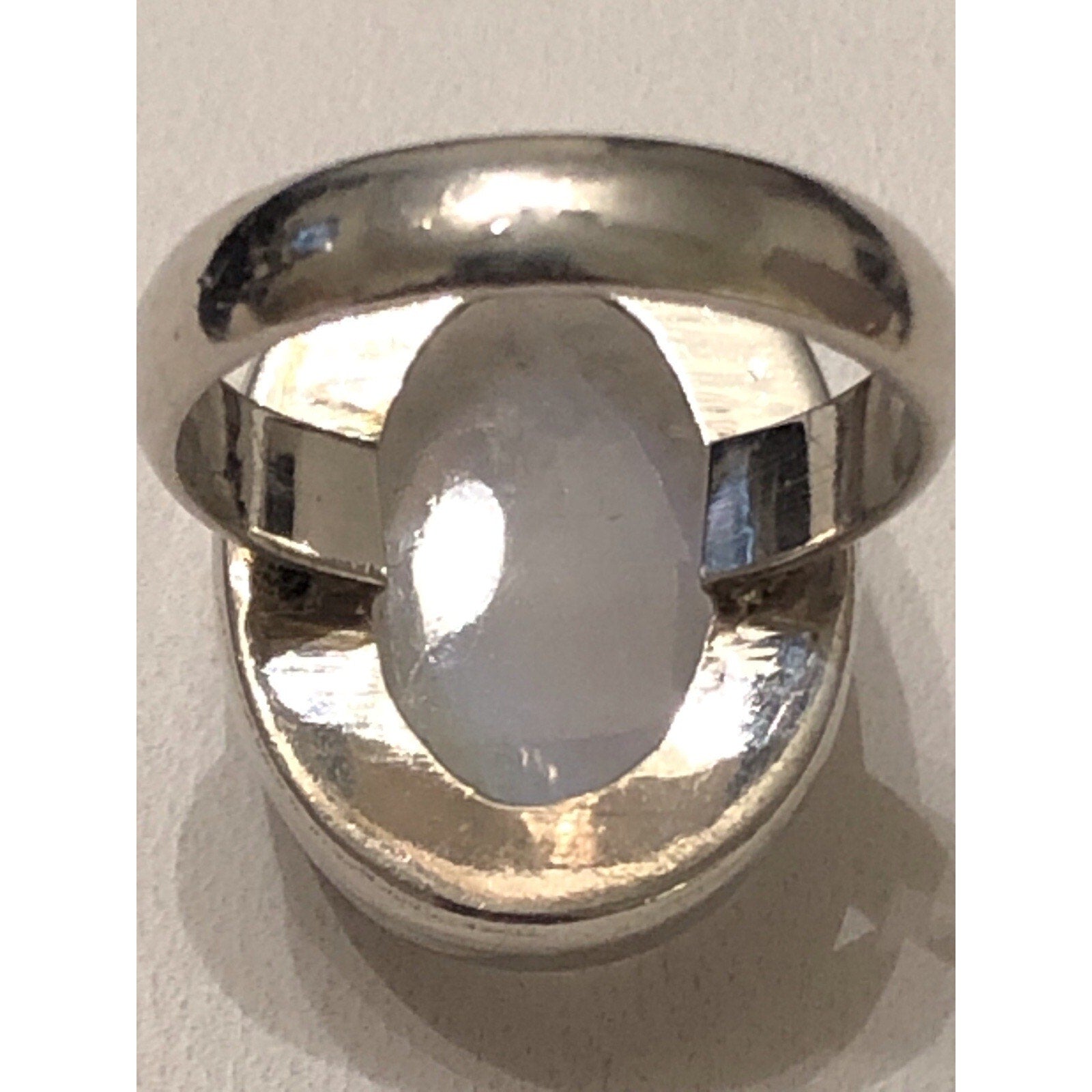 Rainbow Moonstone Ring 925 Sterling Silver Handmade Jewelry Size 6.5