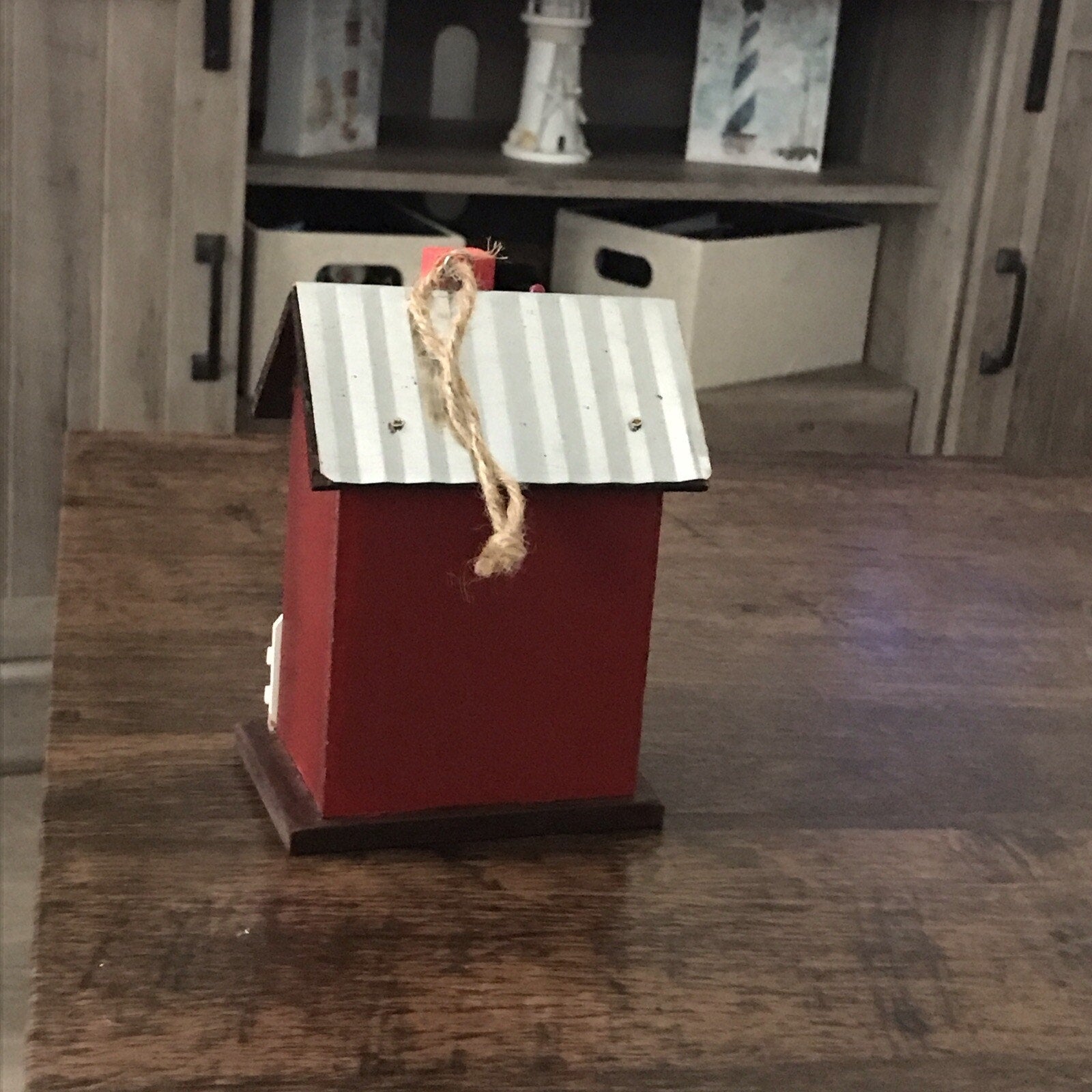 VALENTINE LOVE SHACK WOOD METAL BIRD HOUSE FARMHOUSE RUSTIC COUNTRY