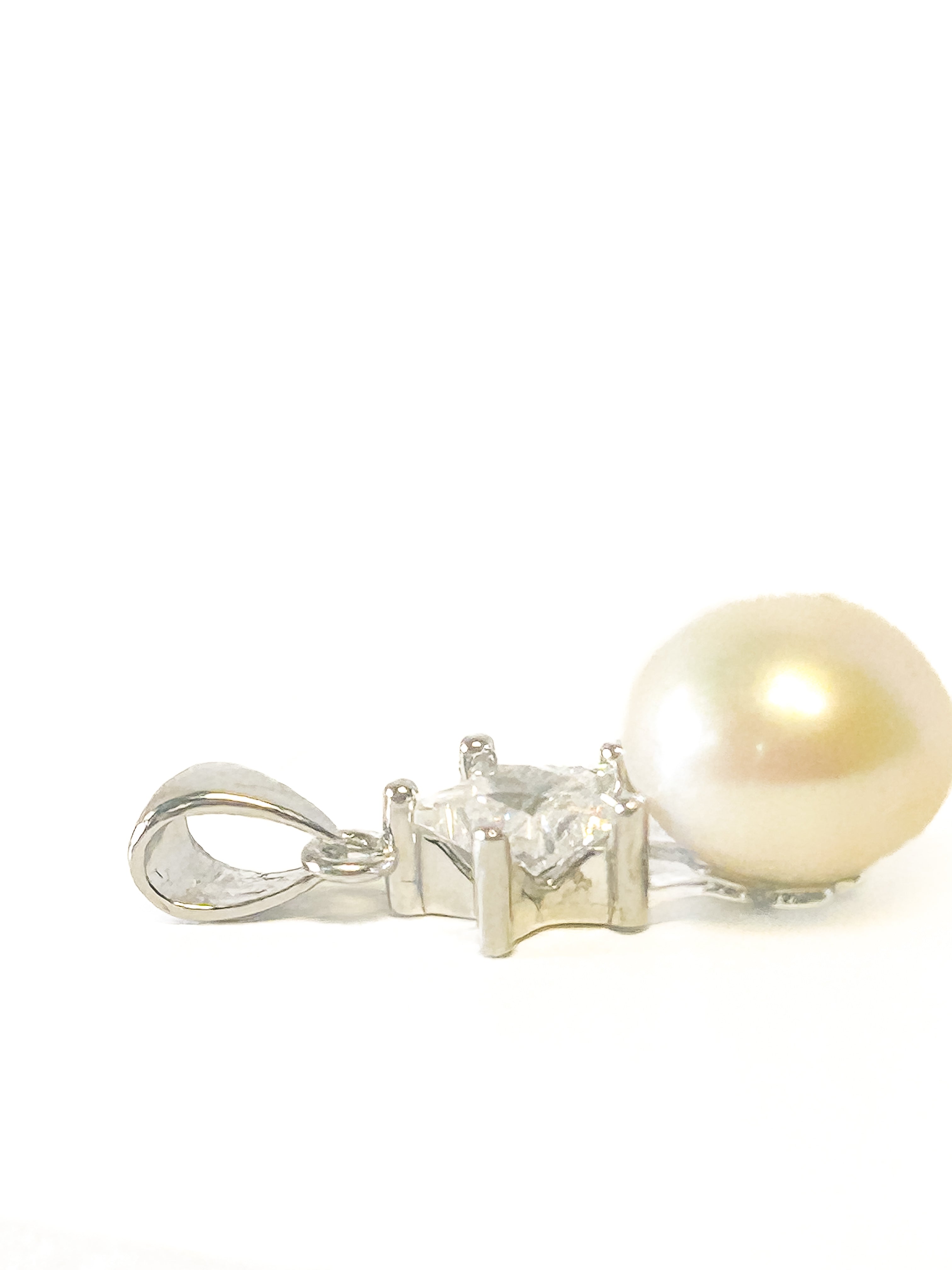 925 Sterling Silver Freshwater Pearl Pendant - Frijja, LLC