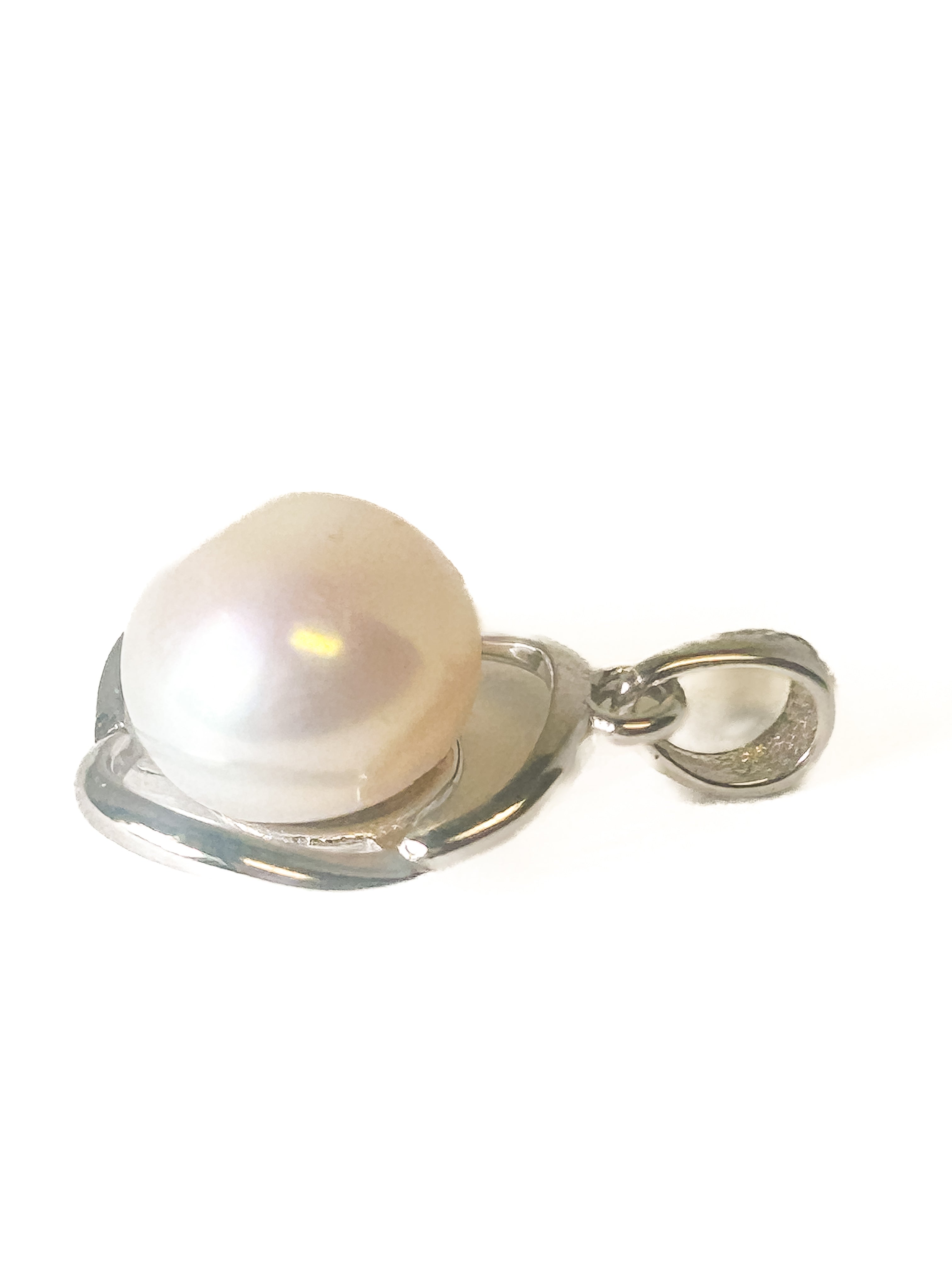 925 Sterling Silver Freshwater Pearl Pendant - Frijja, LLC