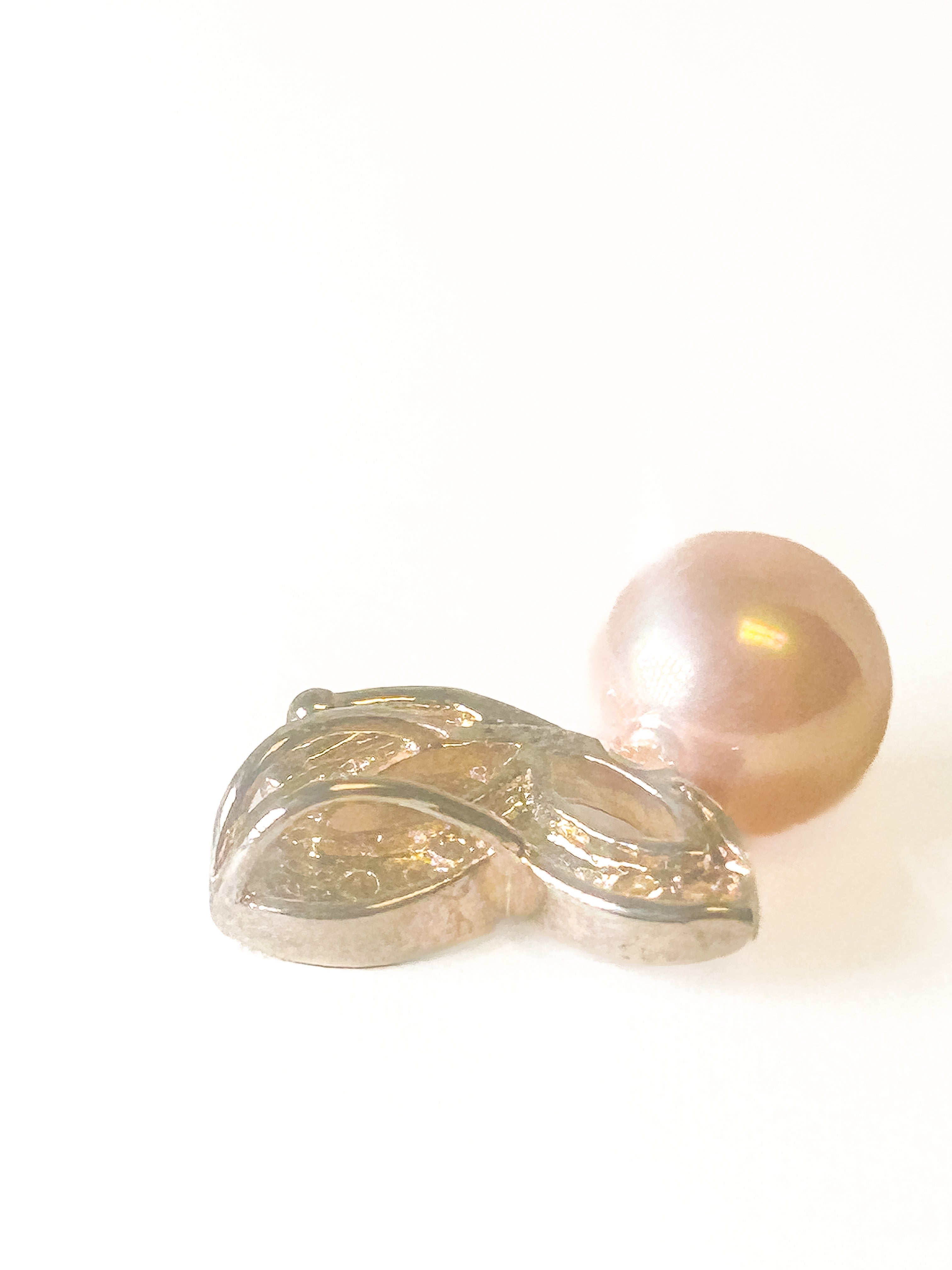 925 Sterling Silver Pink Pearl Pendant - Frijja, LLC