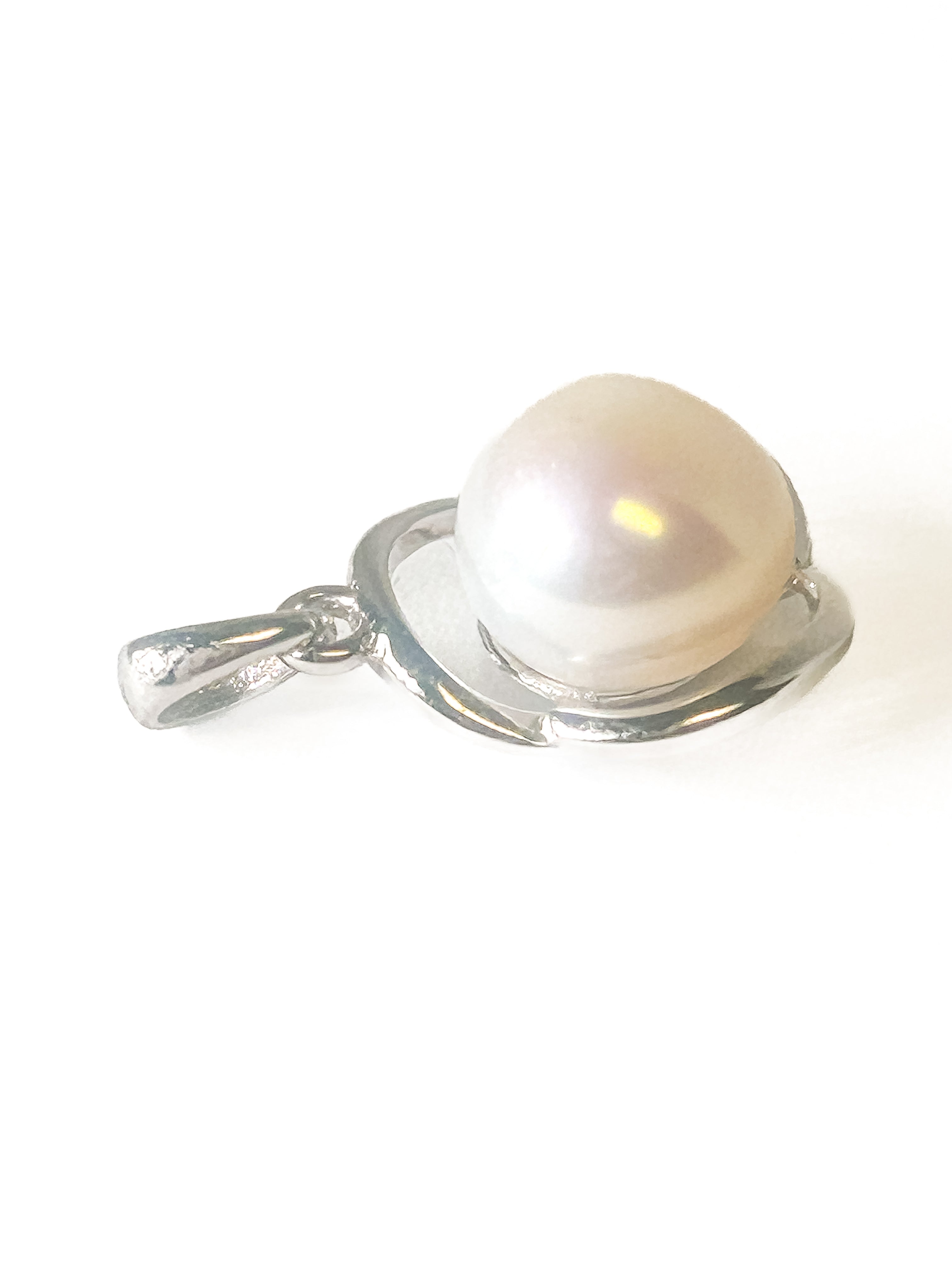 925 Sterling Silver Freshwater Pearl Pendant - Frijja, LLC