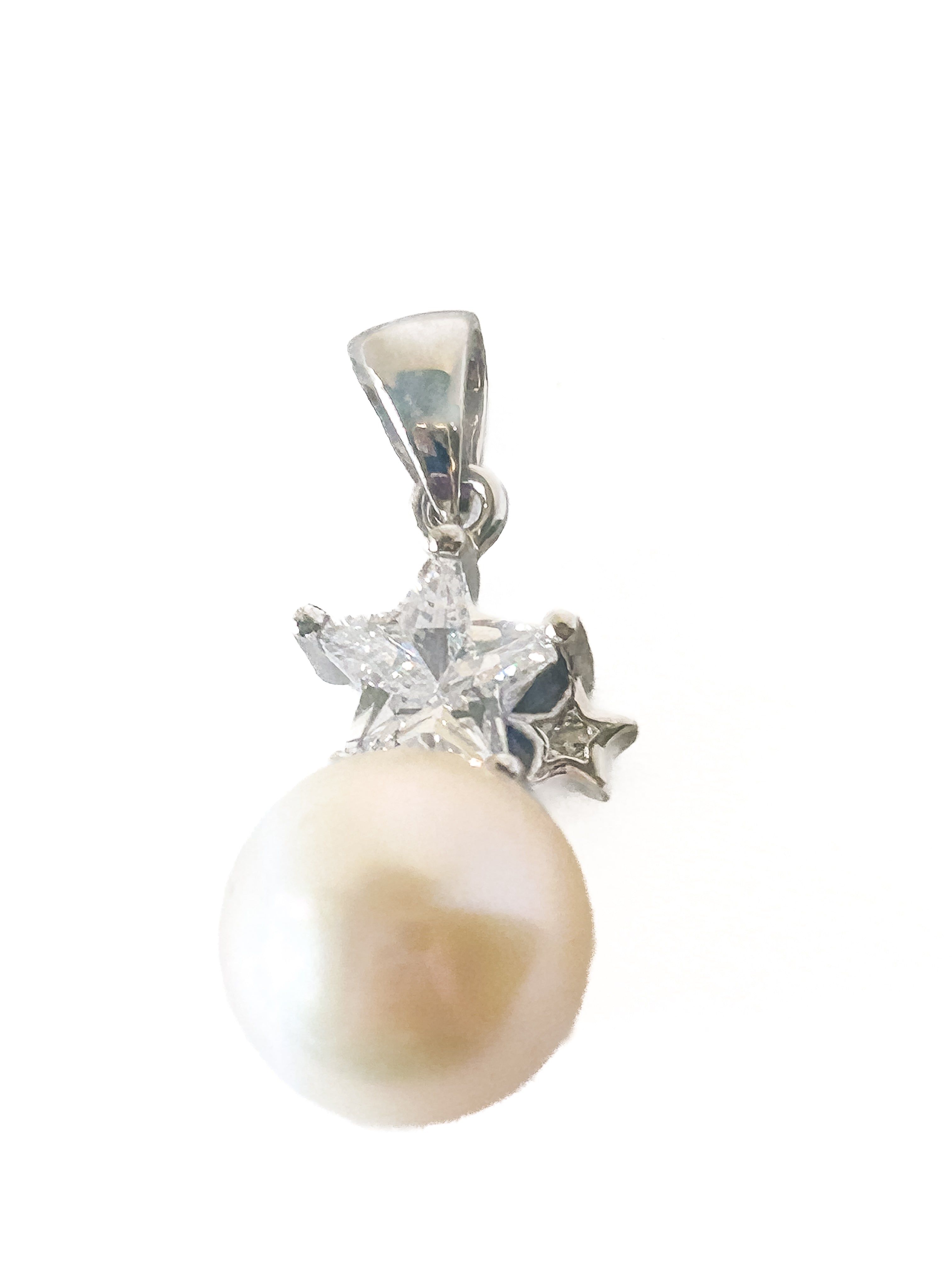 925 Sterling Silver Freshwater Pearl Pendant - Frijja, LLC