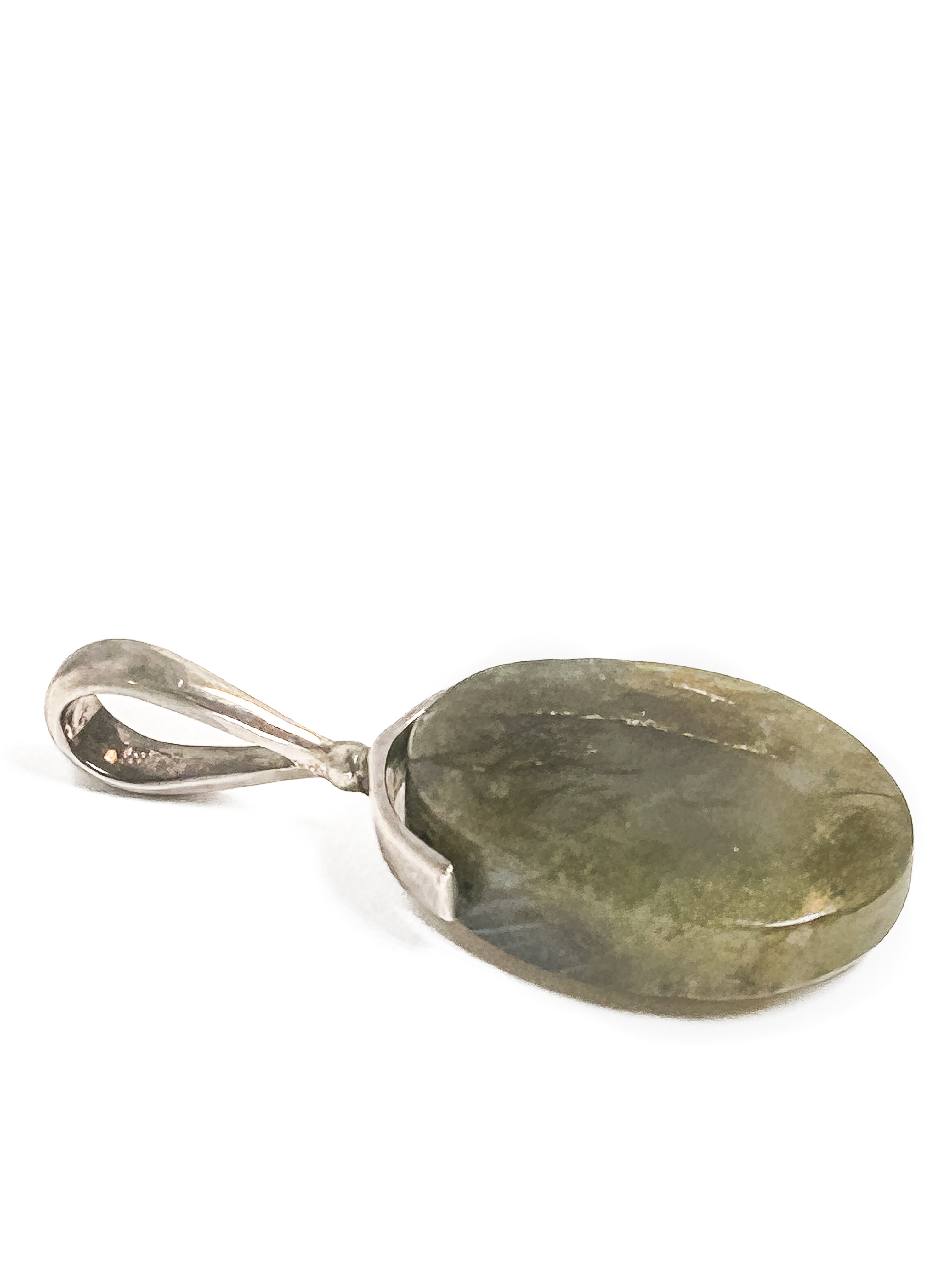 Vintage 925 Sterling Silver Labradorite Pendant - Frijja, LLC