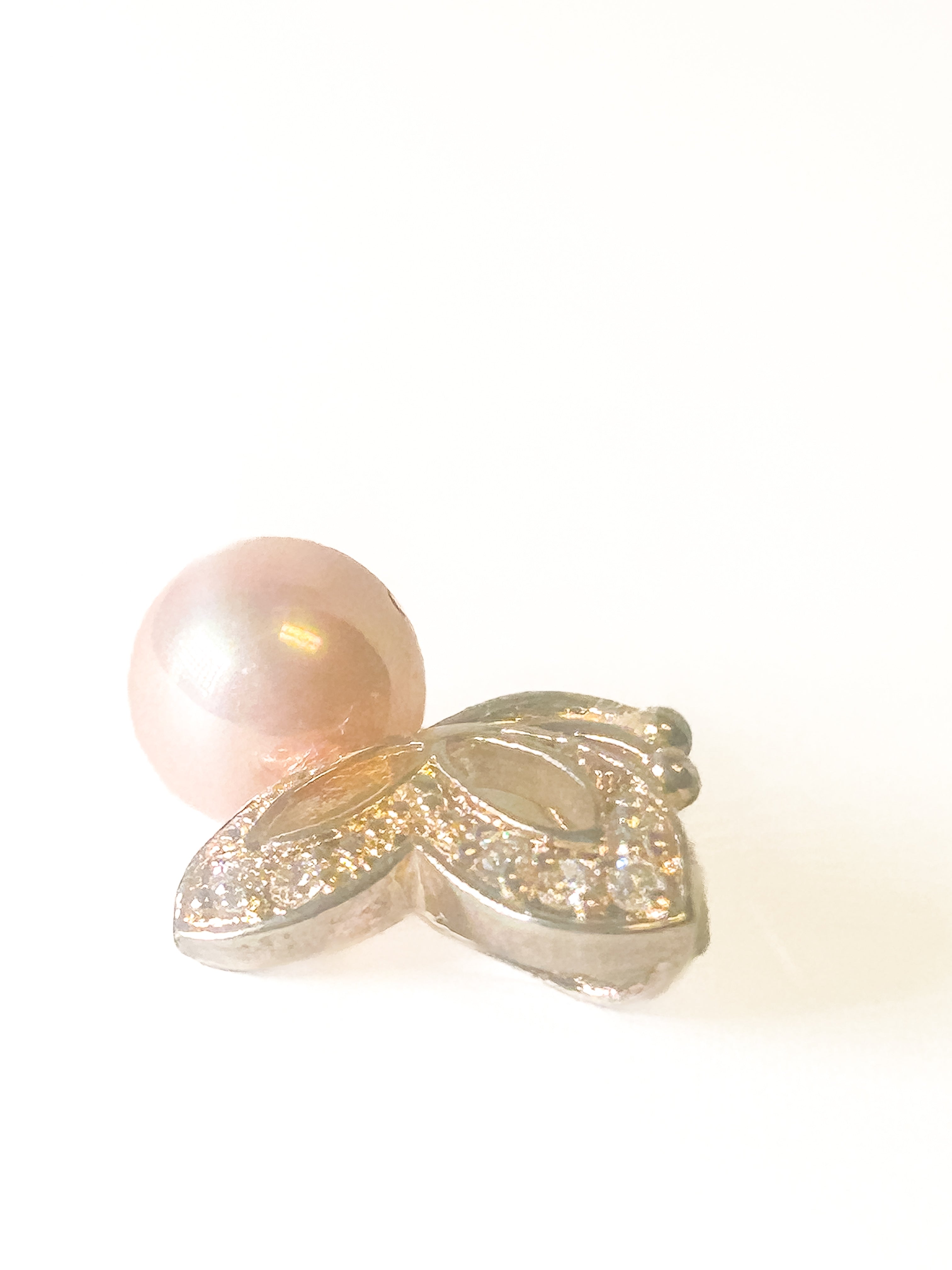 925 Sterling Silver Pink Pearl Pendant - Frijja, LLC
