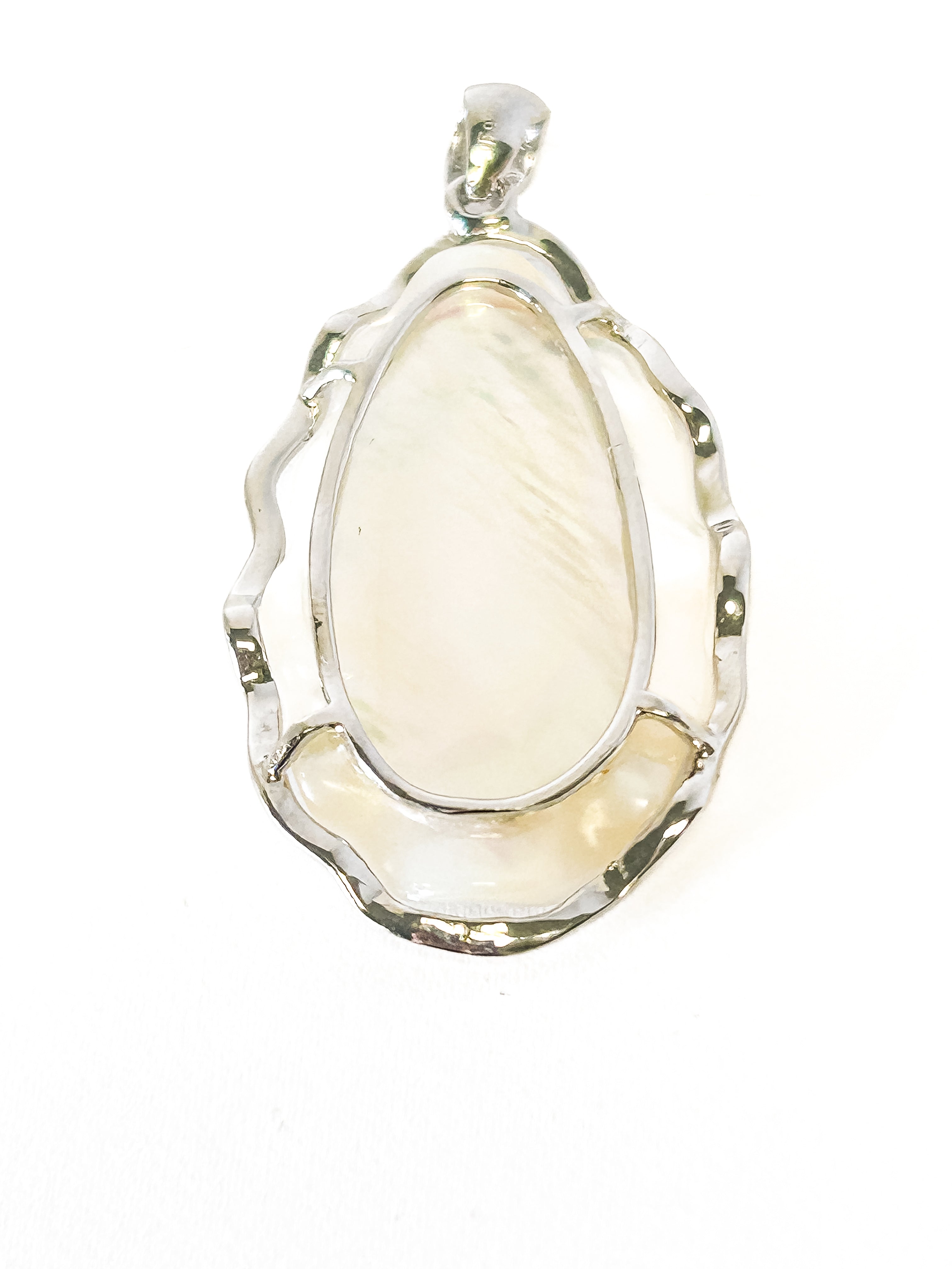 925 Sterling Silver Mother of Pearl Pendant - Frijja, LLC