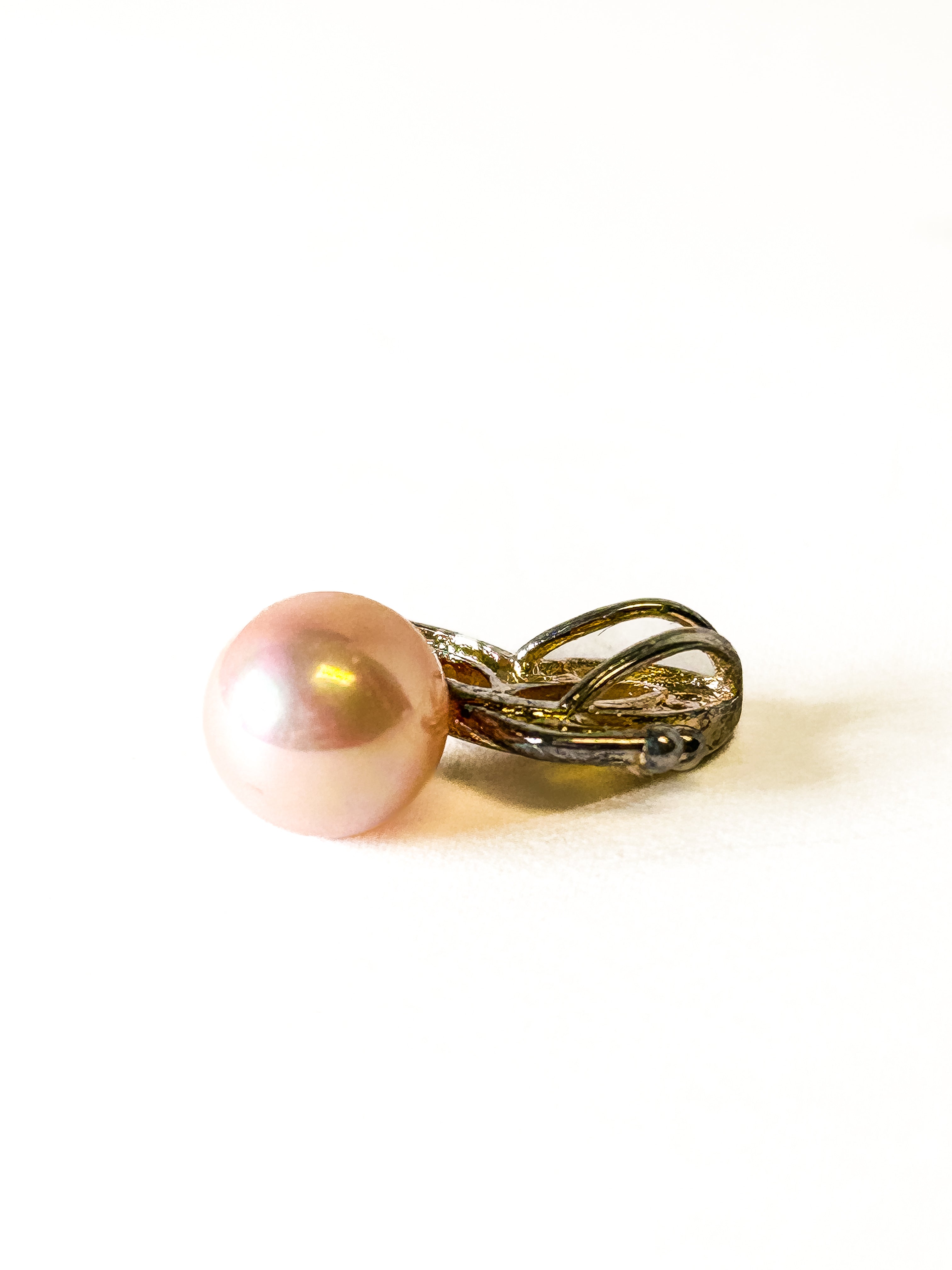 925 Sterling Silver Pink Pearl Pendant - Frijja, LLC