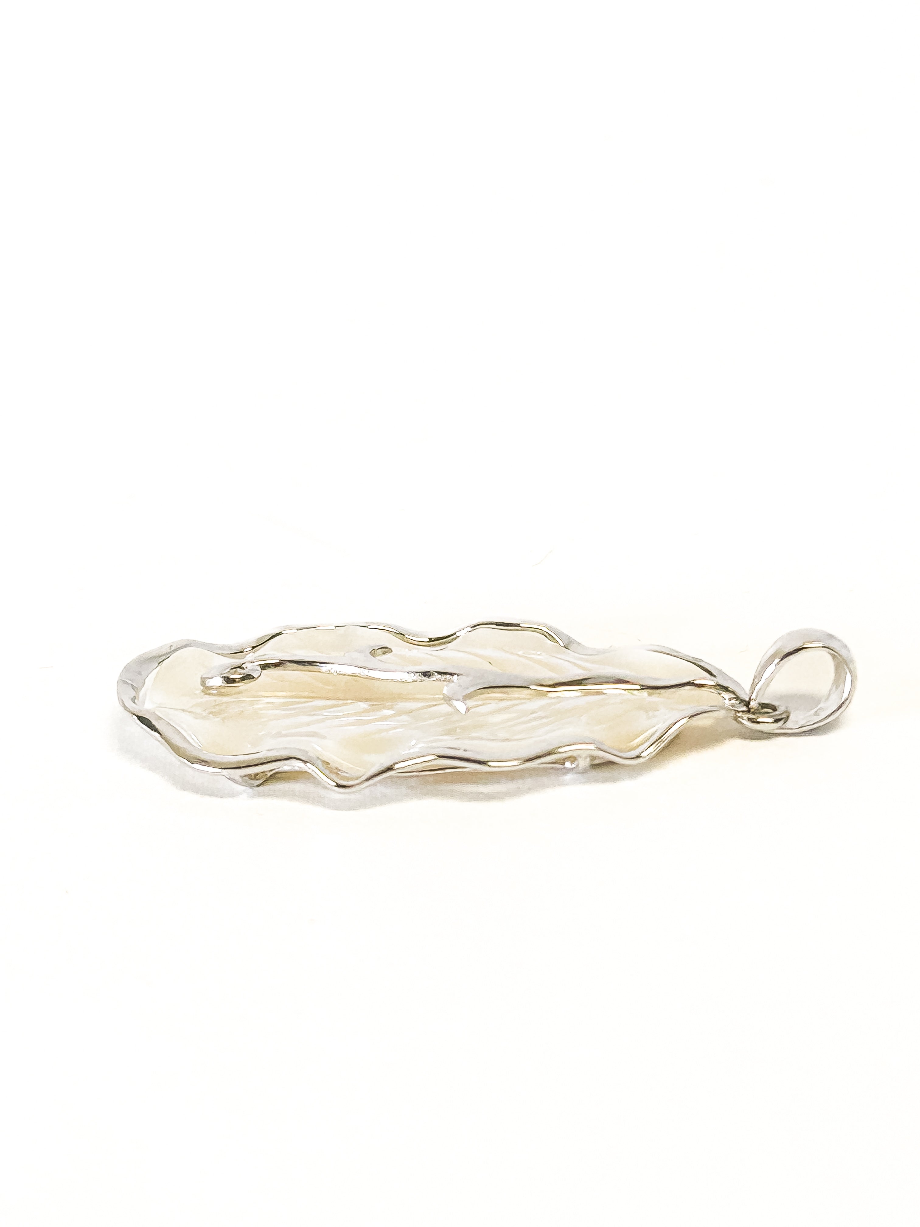 925 Sterling Silver Mother of Pearl Pendant - Frijja, LLC
