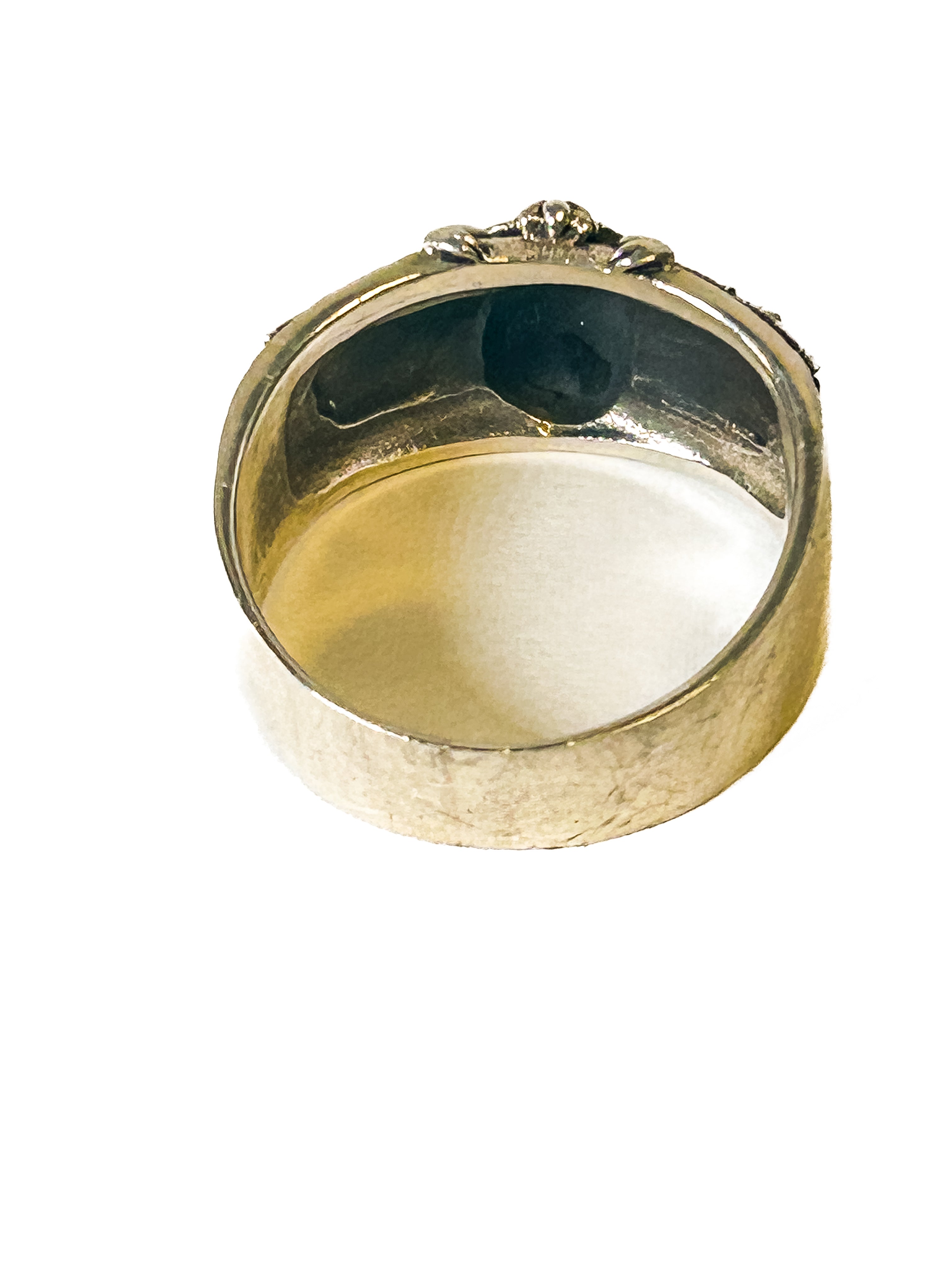 925 Sterling silver Winged Scarab ring size 9.6 - Frijja, LLC