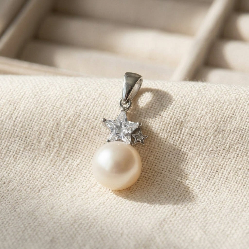 925 Sterling Silver Freshwater Pearl Pendant - Frijja, LLC