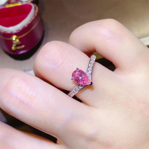 Moissanite Diamond 1Ct - 925 Sterling Silver Ring