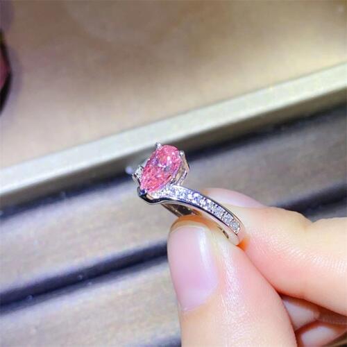 Moissanite Diamond 1Ct - 925 Sterling Silver Ring