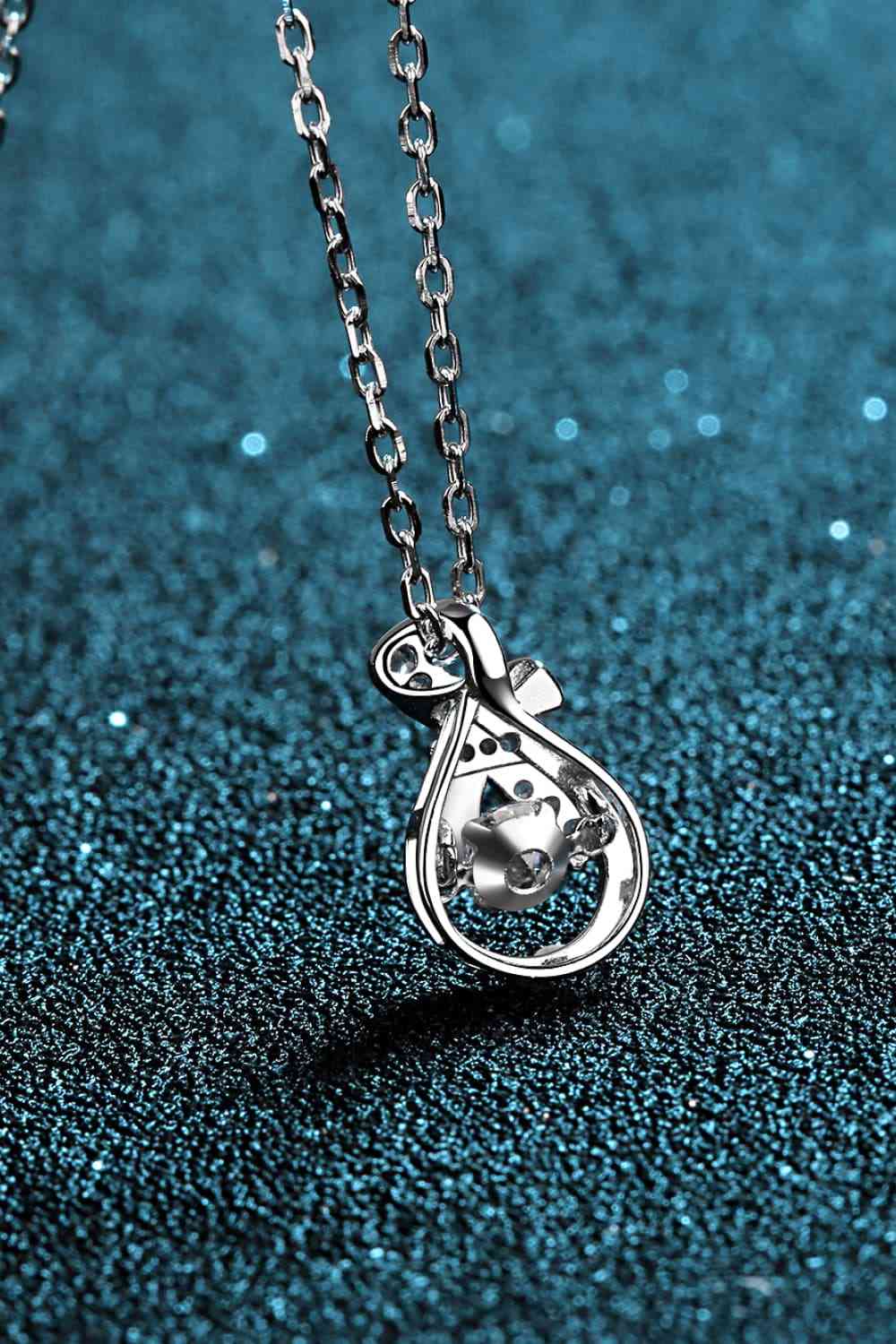 Moissanite 1 Ct 925 Sterling Silver Necklace