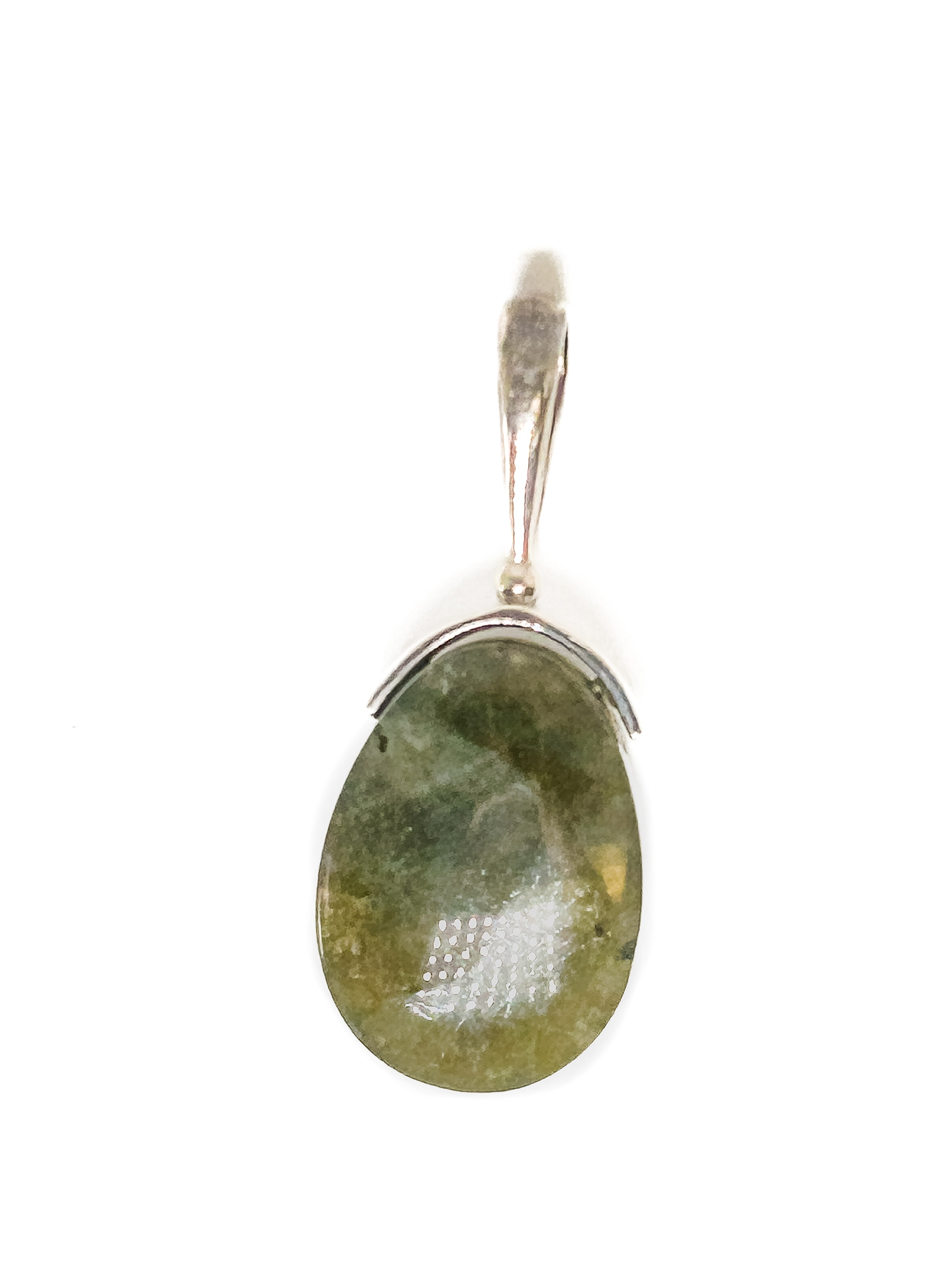 Vintage 925 Sterling Silver Labradorite Pendant - Frijja, LLC
