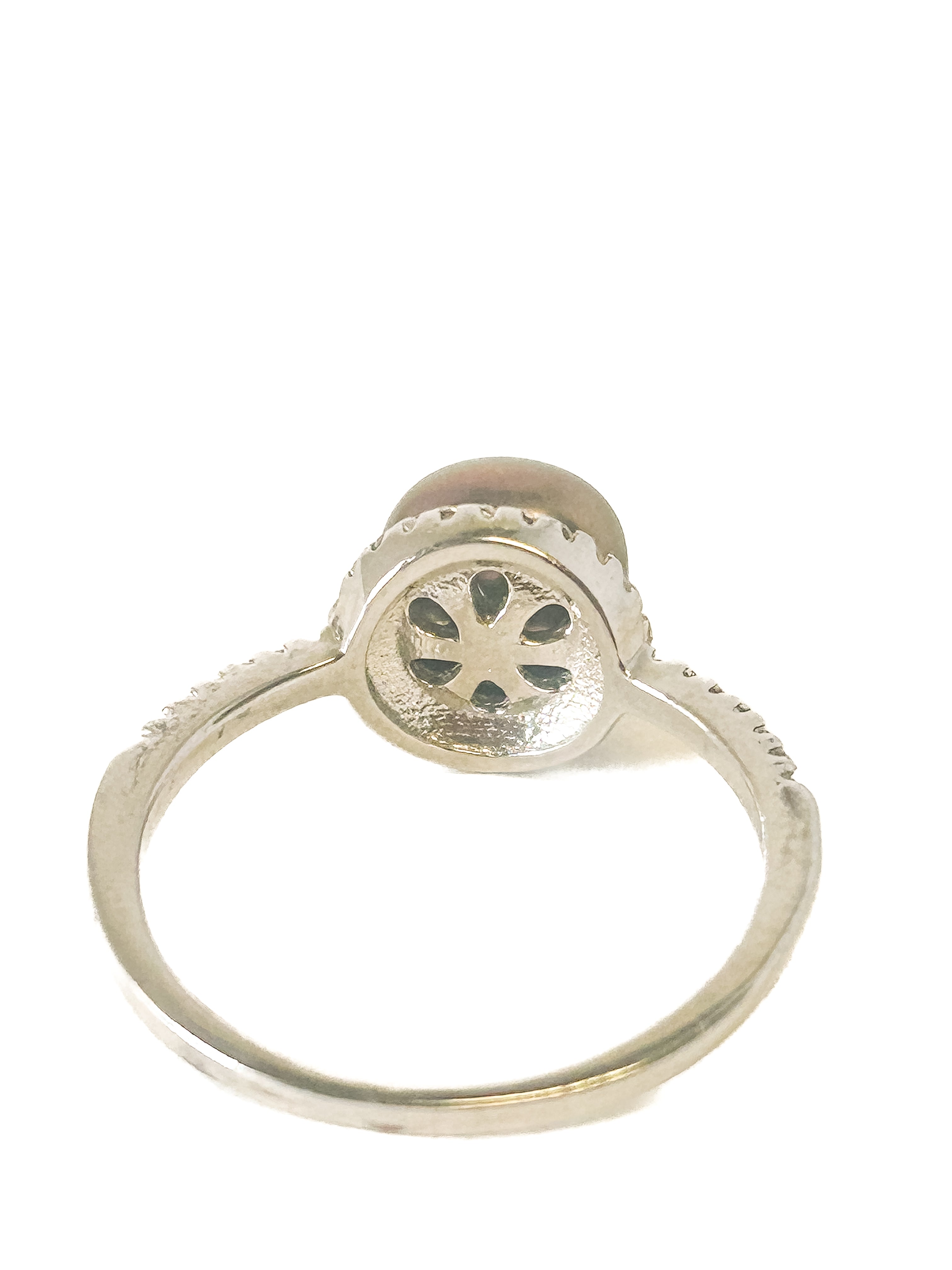 925 Sterling Silver Pearl Ring Size 7 - Frijja, LLC