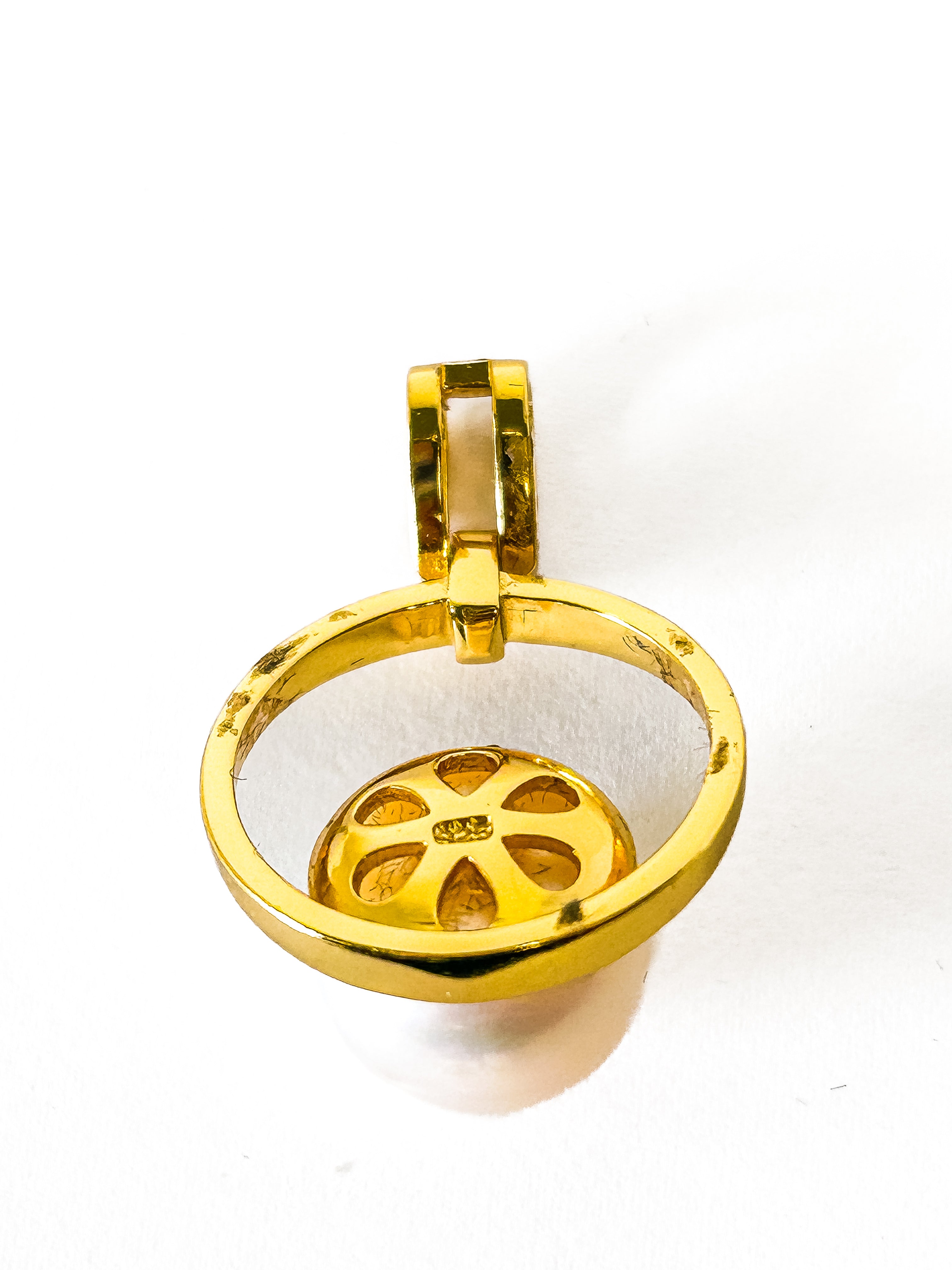 Gold plated 925 Sterling Silver Freshwater Pearl Pendant - Frijja, LLC