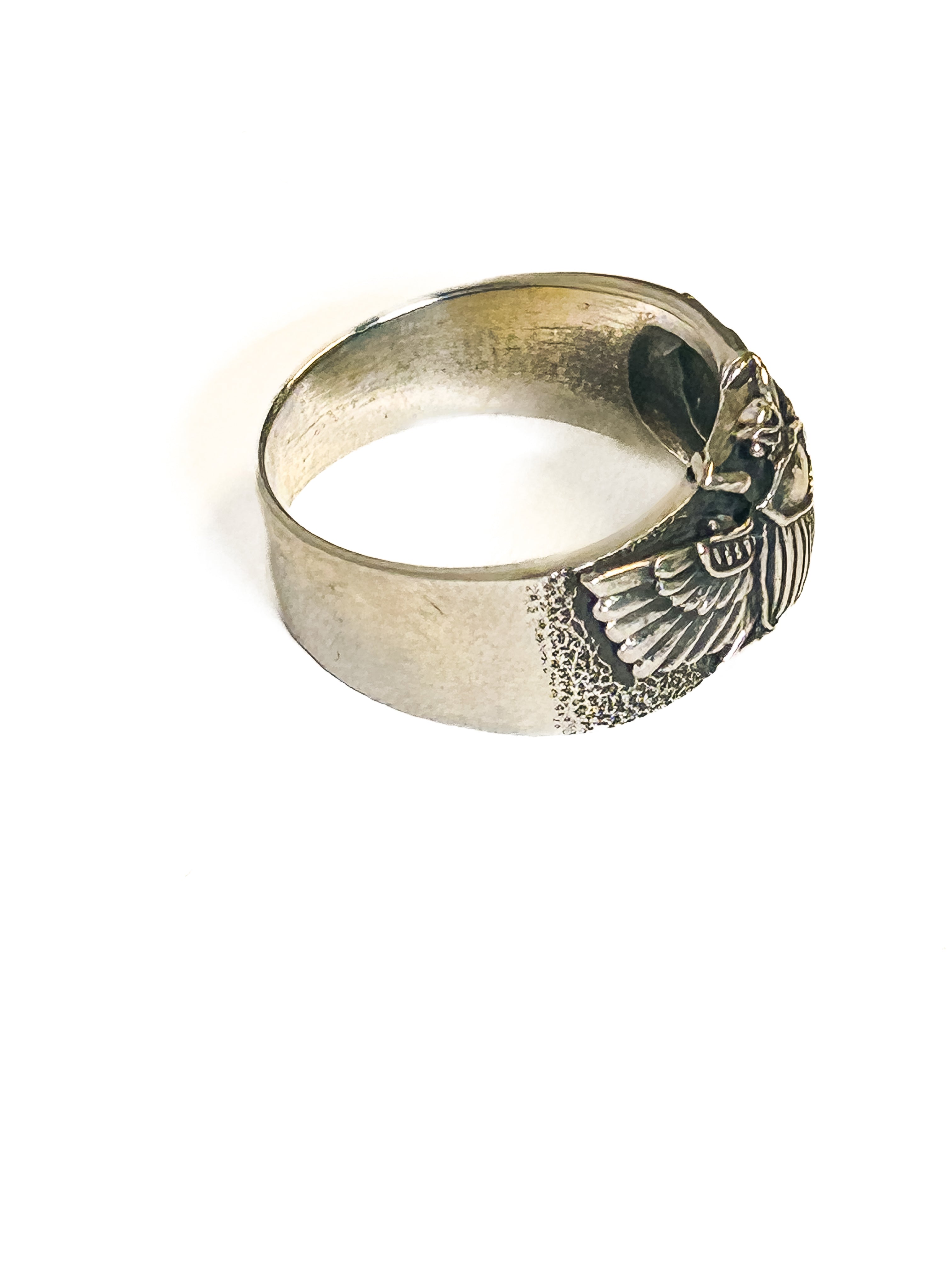 925 Sterling silver Winged Scarab ring size 9.6 - Frijja, LLC