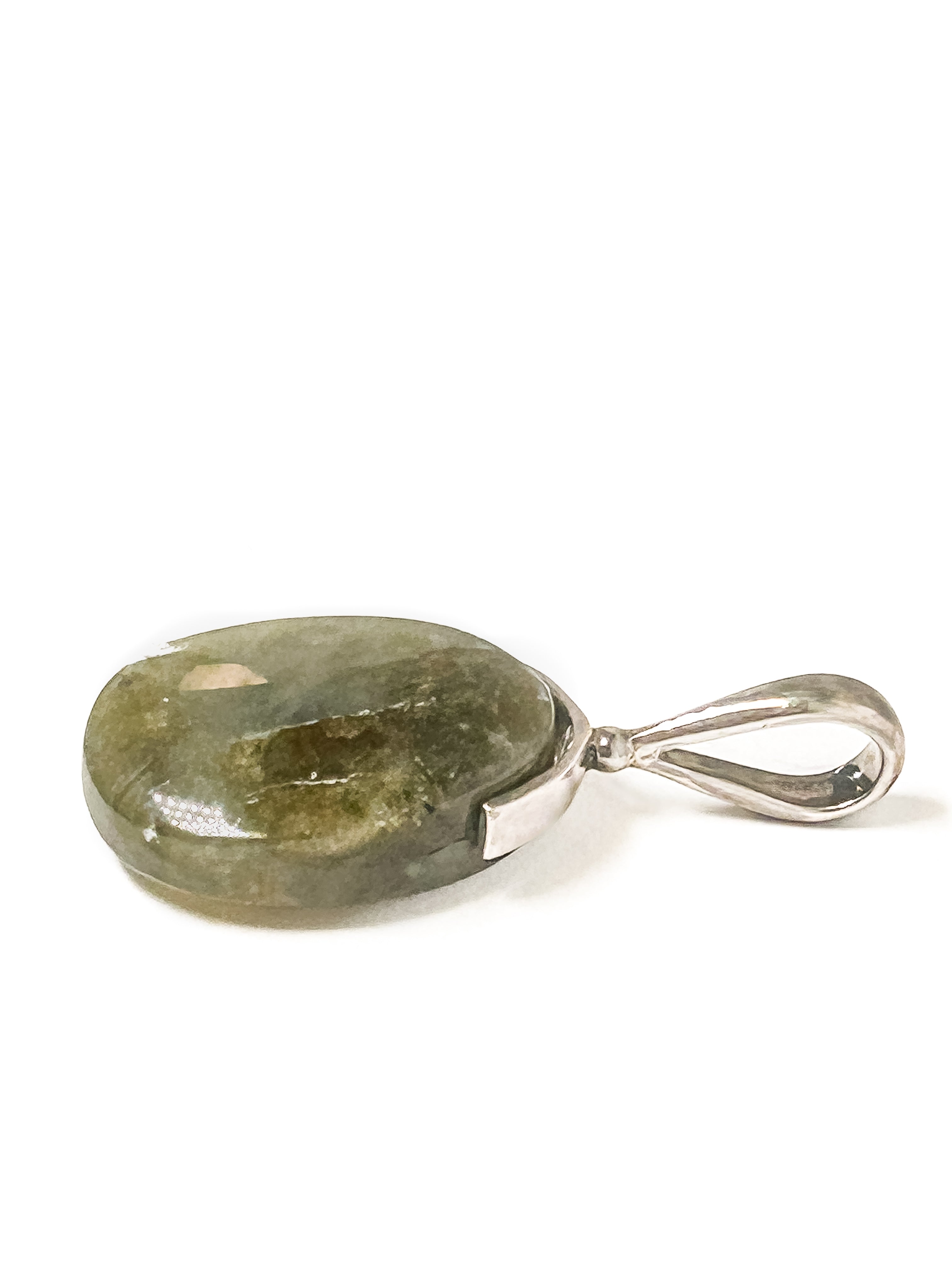 Vintage 925 Sterling Silver Labradorite Pendant - Frijja, LLC