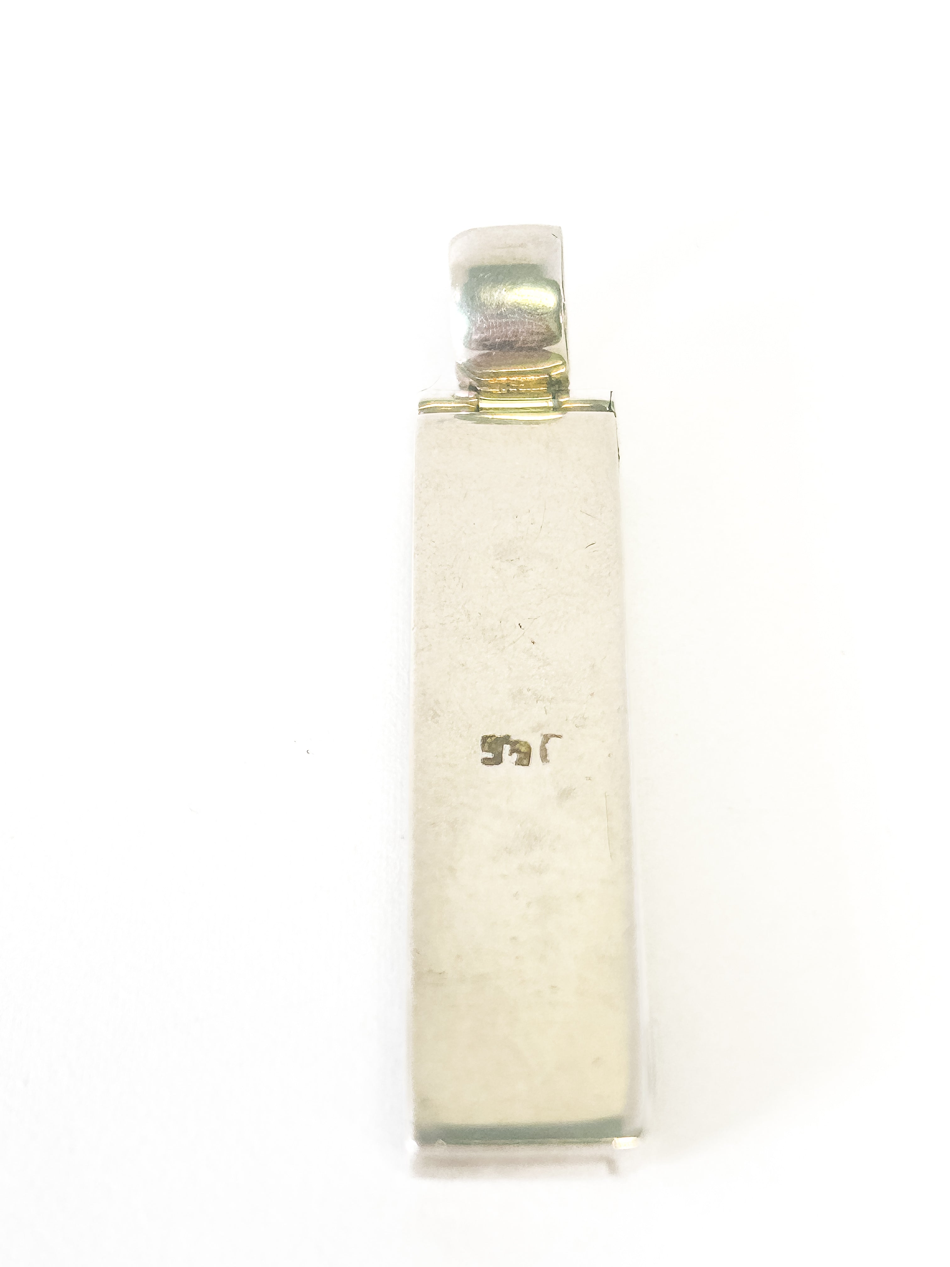 Vintage 925 Sterling Silver Serpentine Pendant - Frijja, LLC