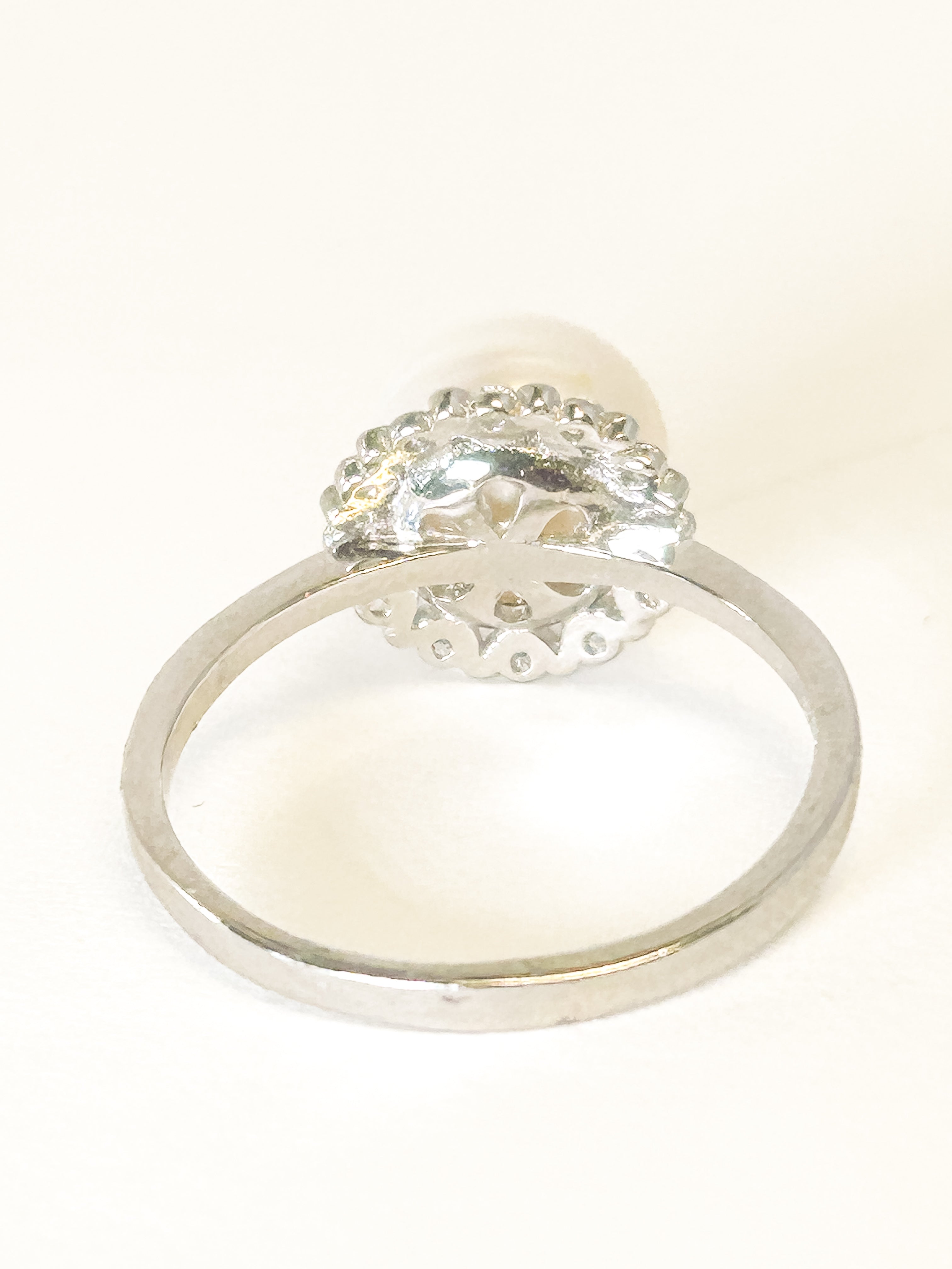 925 Sterling Silver Pearl Ring Size 9 - Frijja, LLC