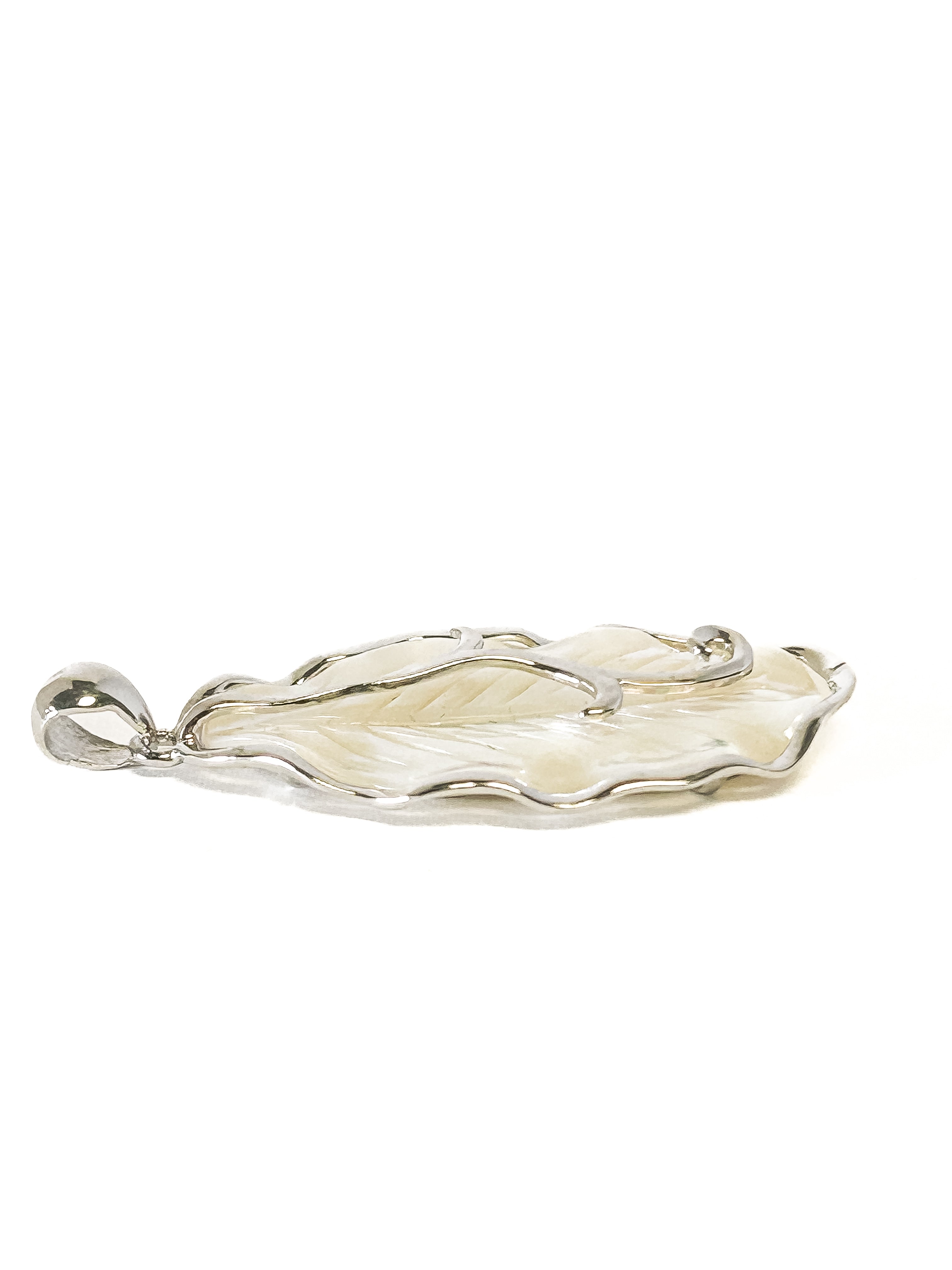 925 Sterling Silver Mother of Pearl Pendant - Frijja, LLC