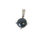925 Sterling Silver Black Fresh Water Pearl Pendant - Frijja, LLC