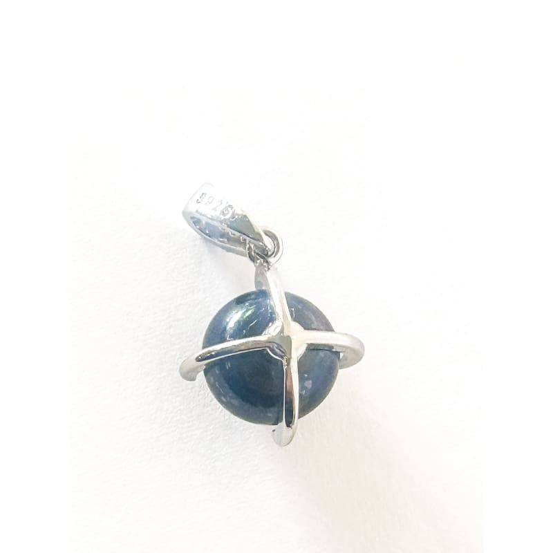 925 Sterling Silver Black Fresh Water Pearl Pendant - Frijja, LLC