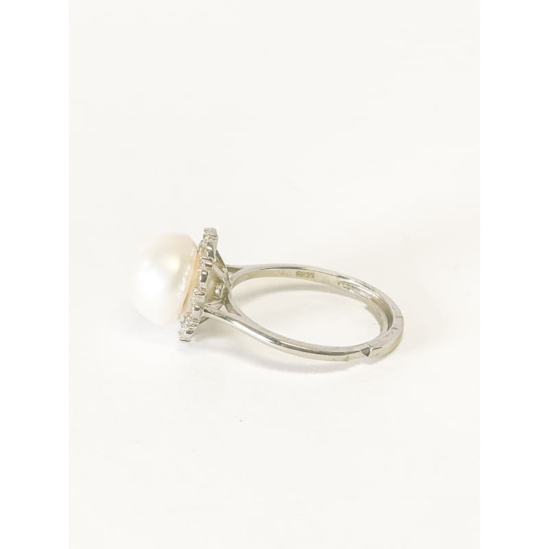 925 Sterling Silver Fresh water Pearl Ring Size 6 - Frijja, LLC