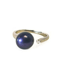 925 Sterling Silver Freshwater Pearl Adjustable Ring - Frijja, LLC