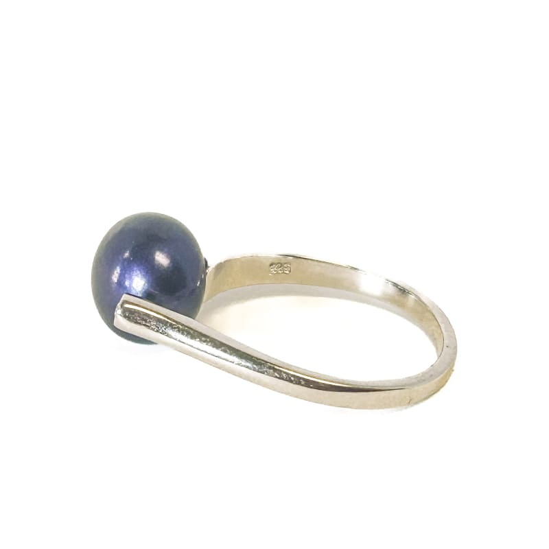 925 Sterling Silver Freshwater Pearl Adjustable Ring - Frijja, LLC