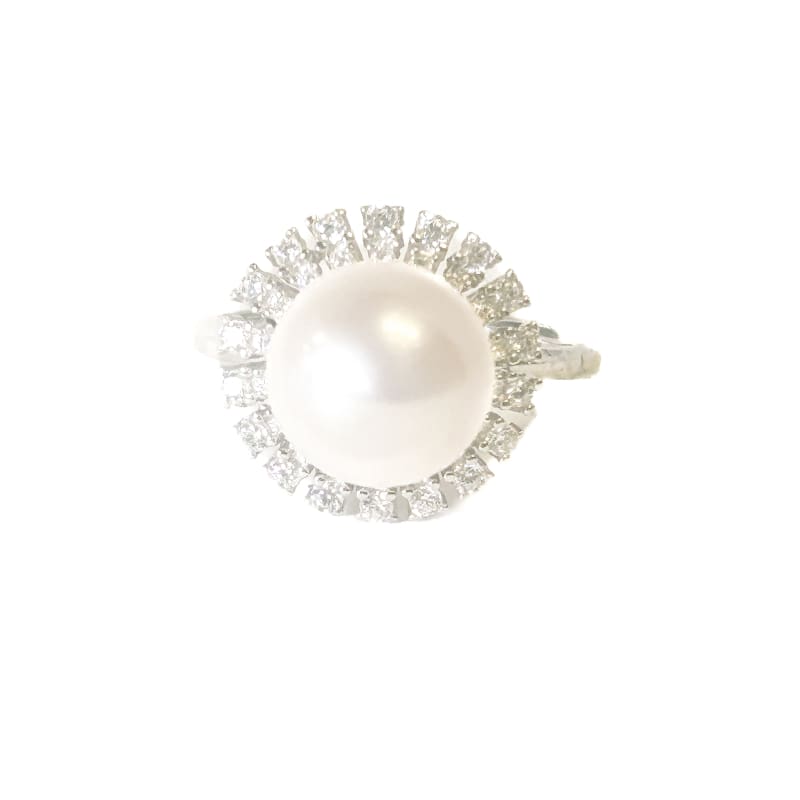 925 Sterling Silver Freshwater Pearl Adjustable Ring - Frijja, LLC