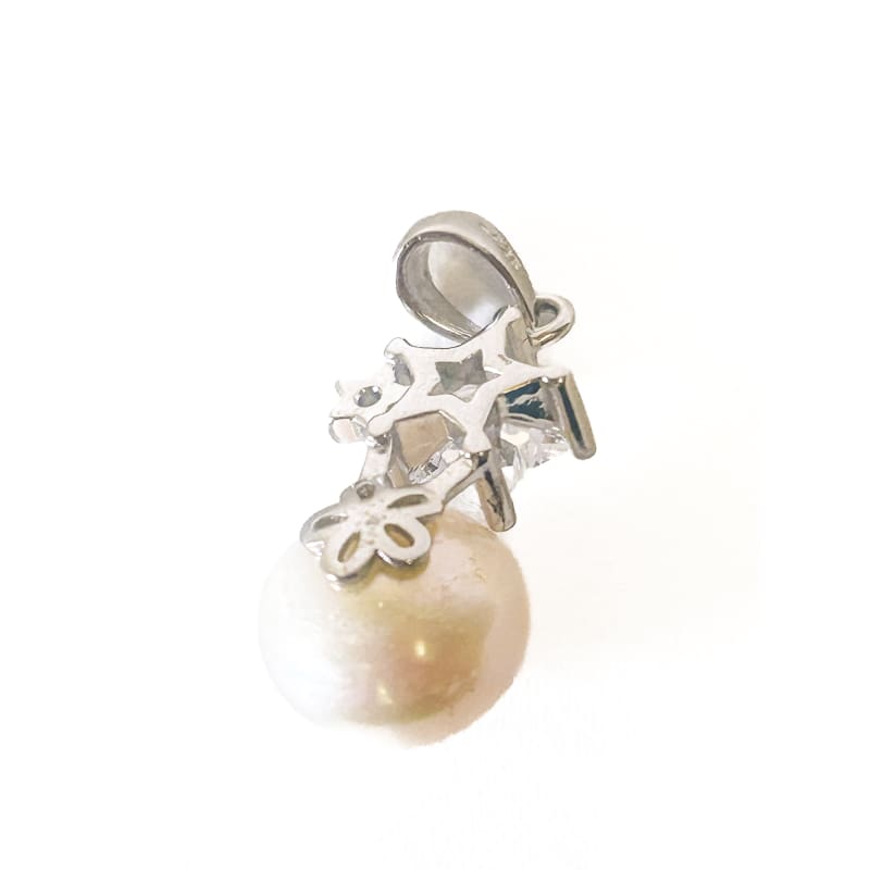 925 Sterling Silver Freshwater Pearl Pendant - Frijja, LLC