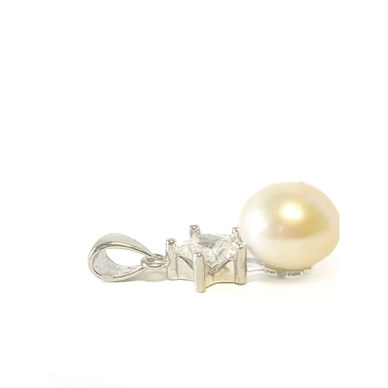 925 Sterling Silver Freshwater Pearl Pendant - Frijja, LLC