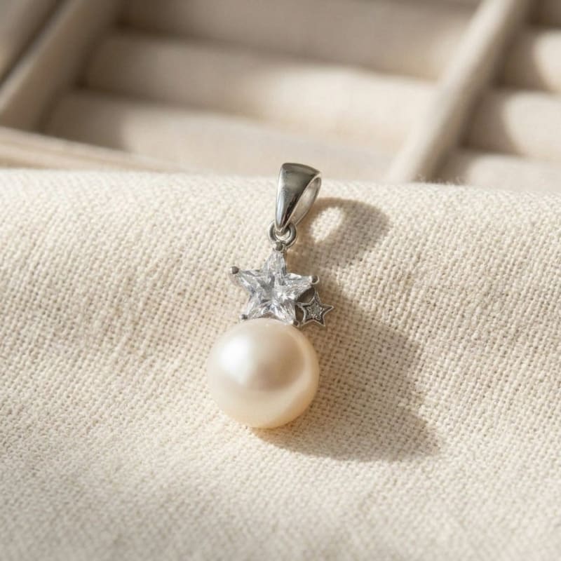 925 Sterling Silver Freshwater Pearl Pendant - Frijja, LLC