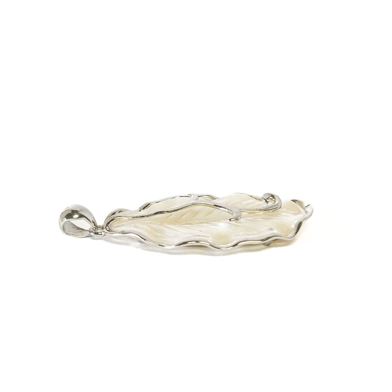 925 Sterling Silver Mother of Pearl Pendant - Frijja, LLC