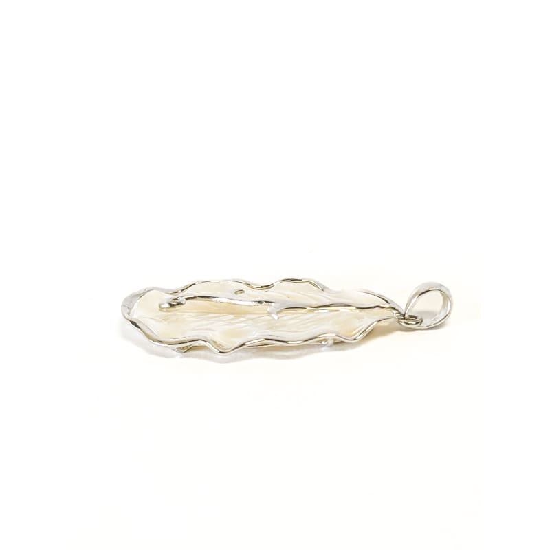 925 Sterling Silver Mother of Pearl Pendant - Frijja, LLC