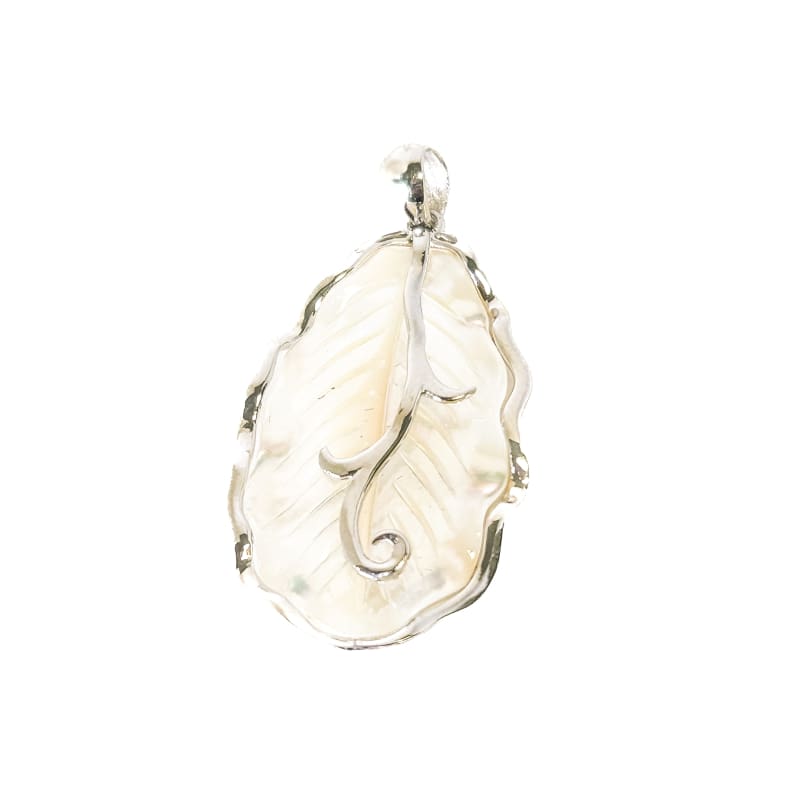 925 Sterling Silver Mother of Pearl Pendant - Frijja, LLC