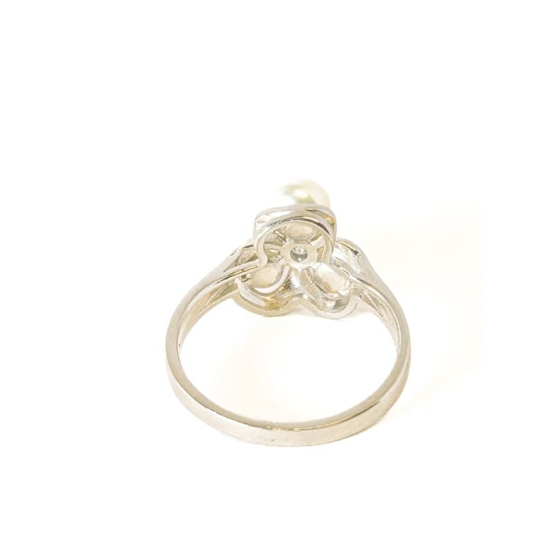 925 Sterling Silver Pearl Ring Size 8 - Frijja, LLC