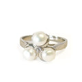 925 Sterling Silver Pearl Ring Size 8 - Frijja, LLC