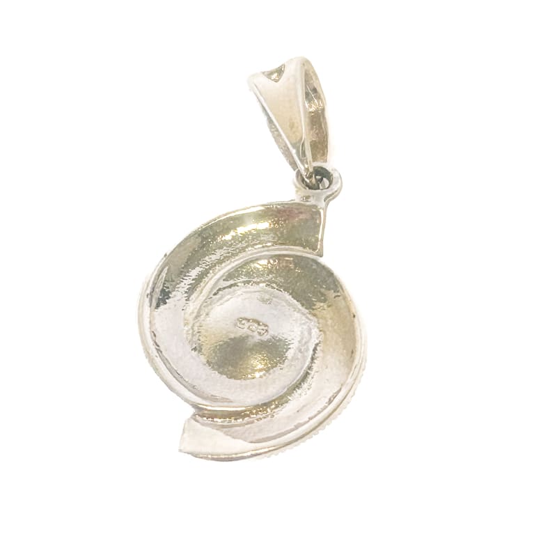 925 Sterling Silver Pink Pearl and Marcasite Pendant - Frijja, LLC