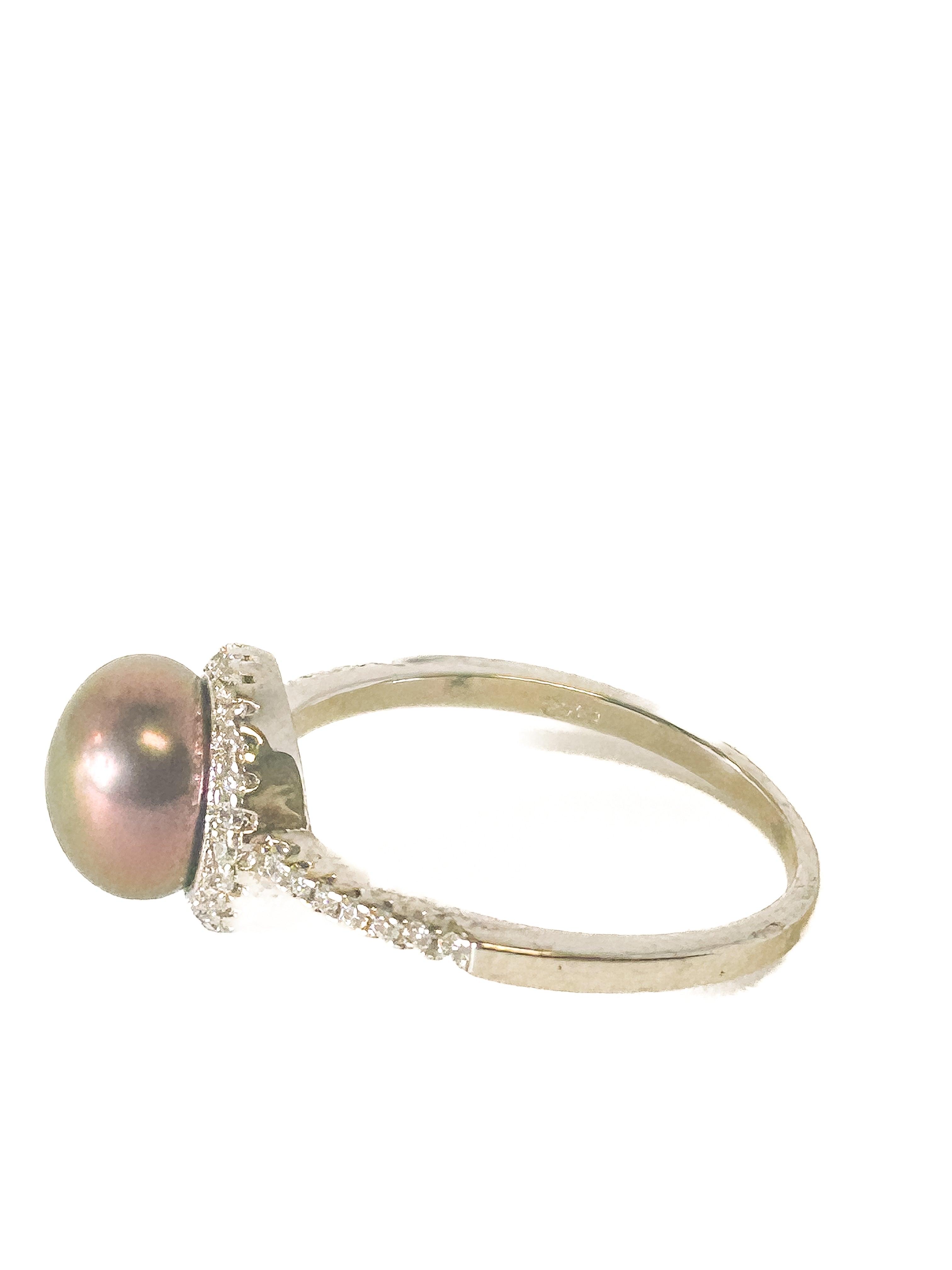 925 Sterling Silver Pearl Ring Size 7 - Frijja, LLC