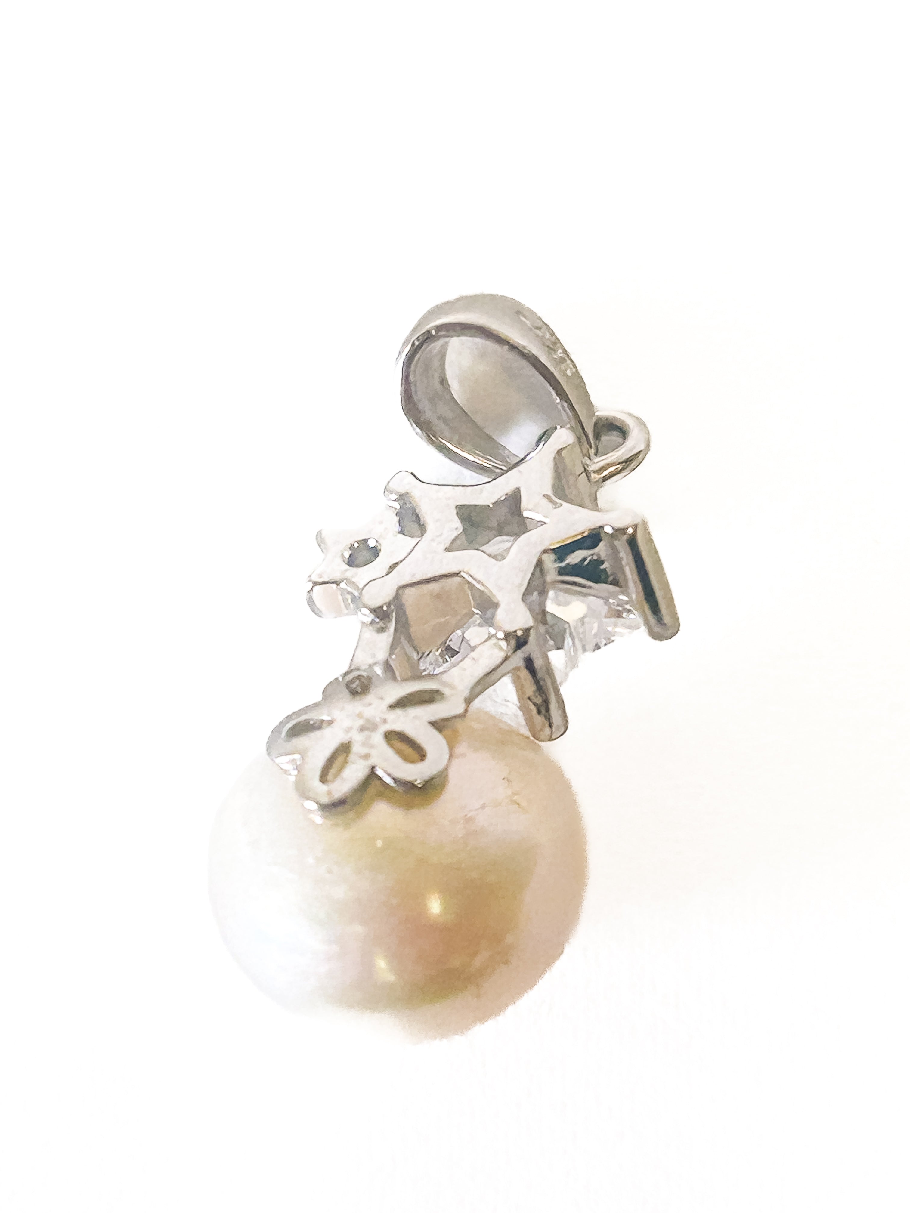925 Sterling Silver Freshwater Pearl Pendant - Frijja, LLC
