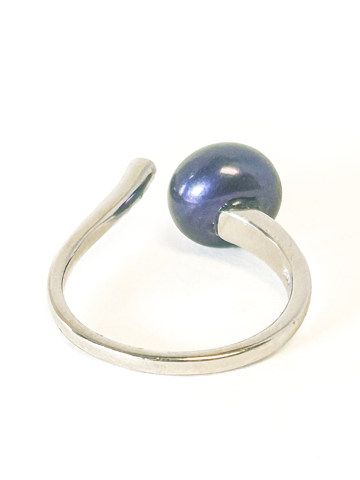 925 Sterling Silver Freshwater Pearl Adjustable Ring - Frijja, LLC