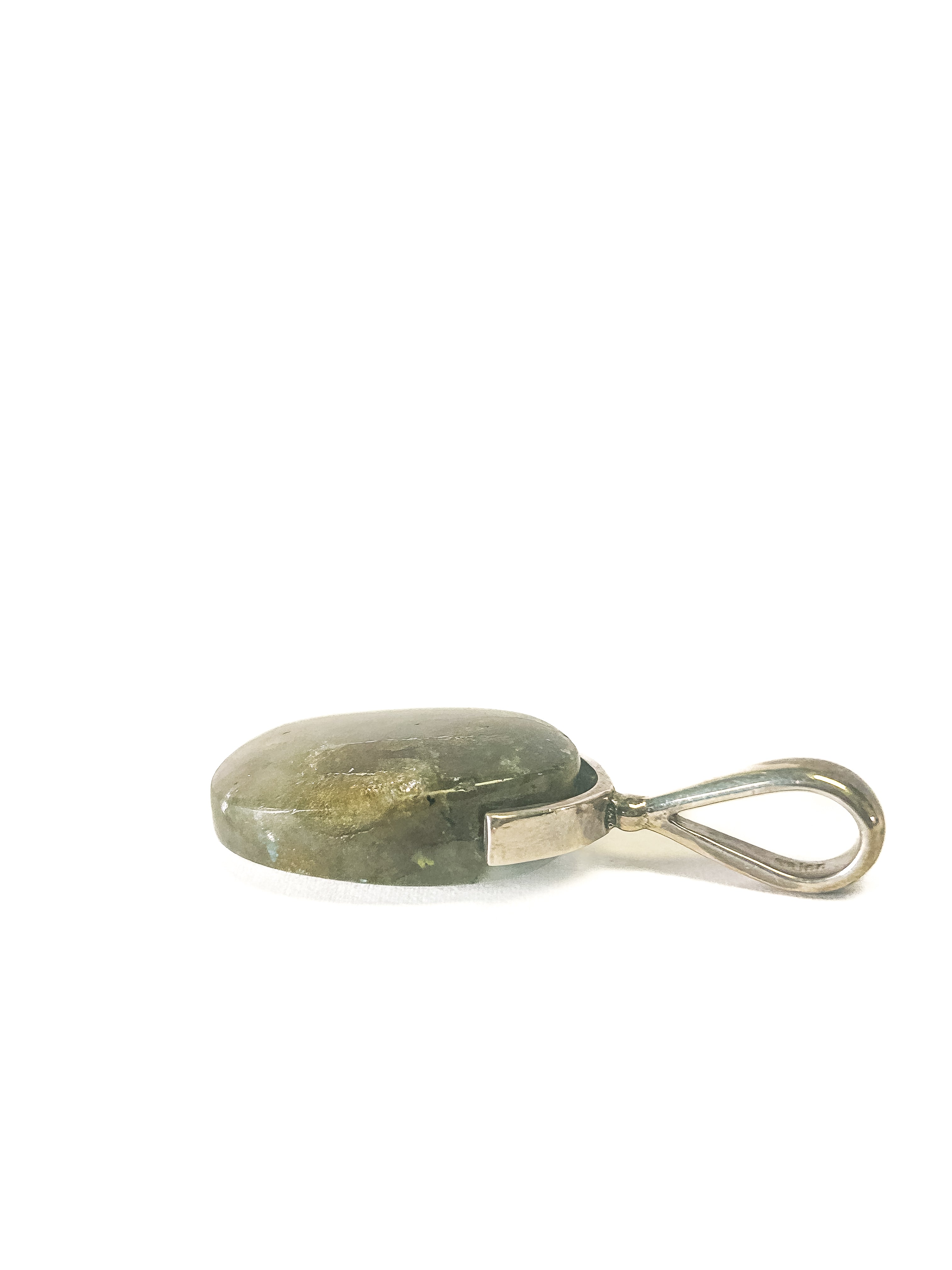 Vintage 925 Sterling Silver Labradorite Pendant - Frijja, LLC